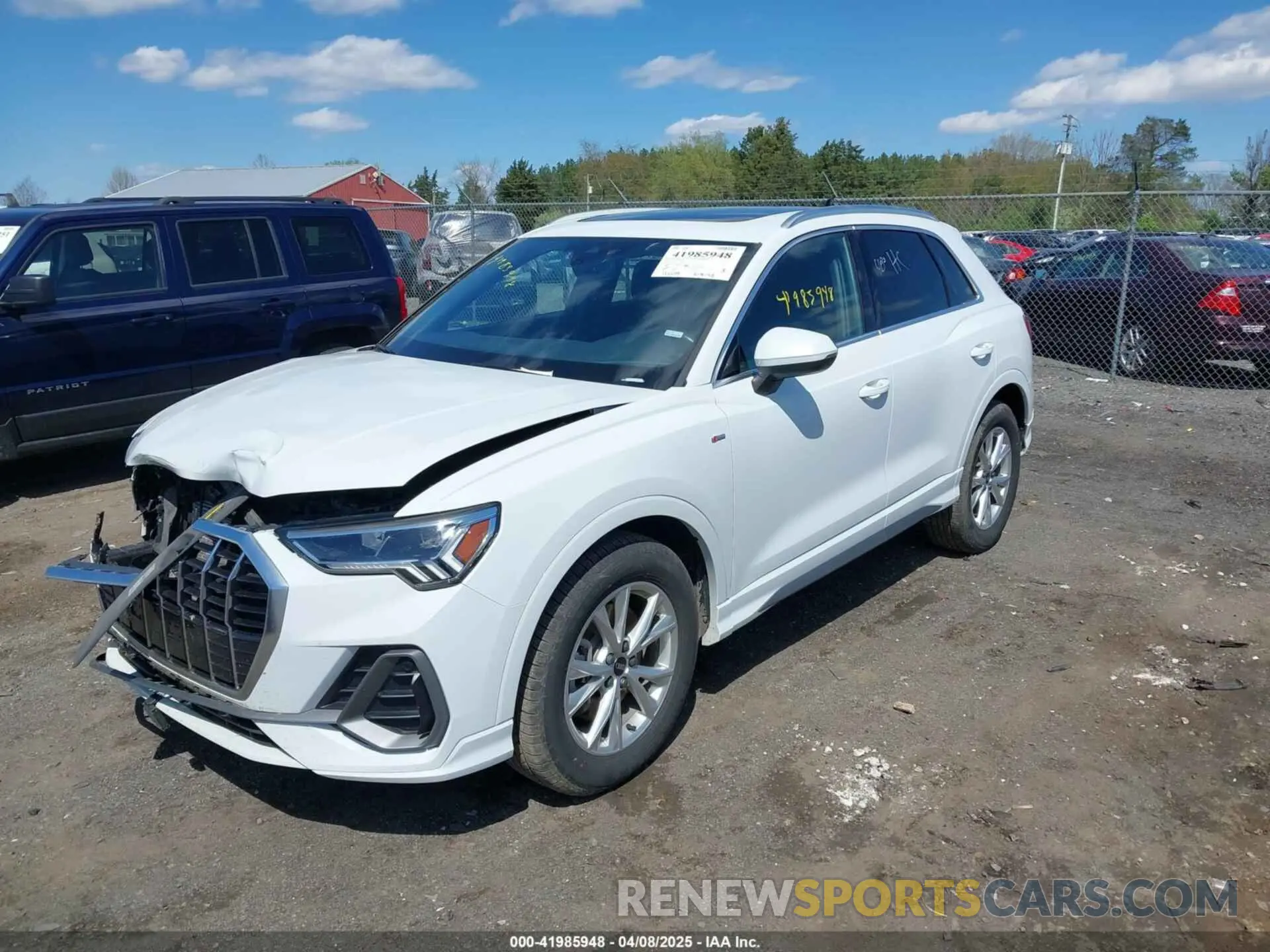 2 Фотография поврежденного автомобиля WA1DECF35P1132966 AUDI Q3 2023