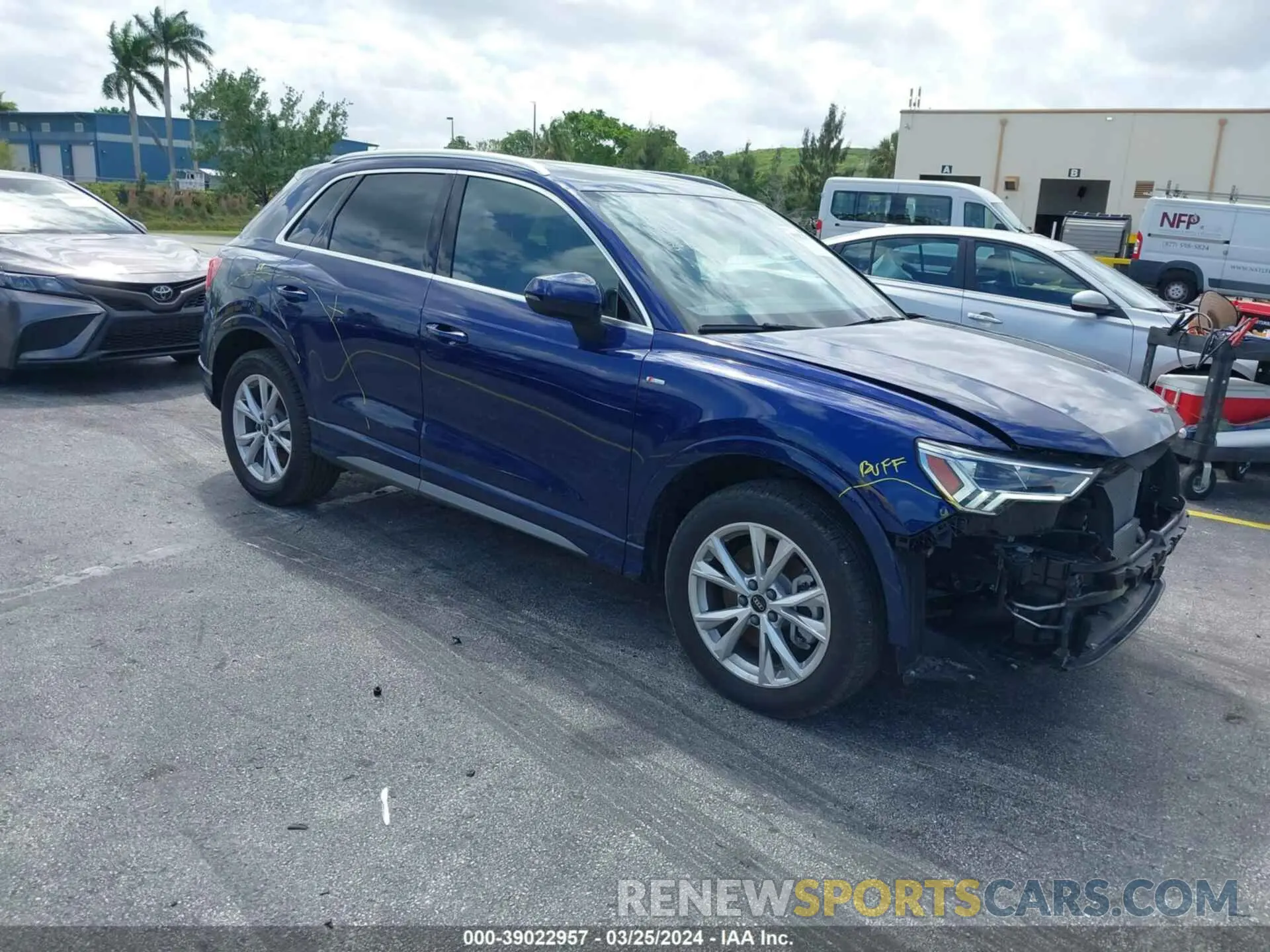 1 Фотография поврежденного автомобиля WA1DECF37P1141474 AUDI Q3 2023