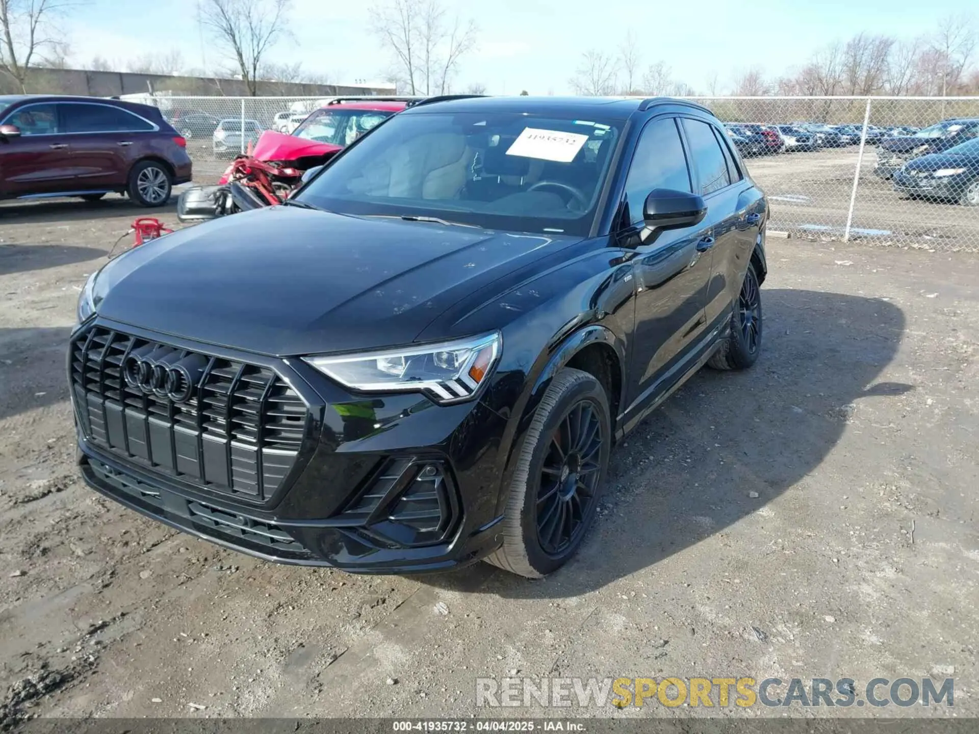 2 Photograph of a damaged car WA1DECF38P1111626 AUDI Q3 2023