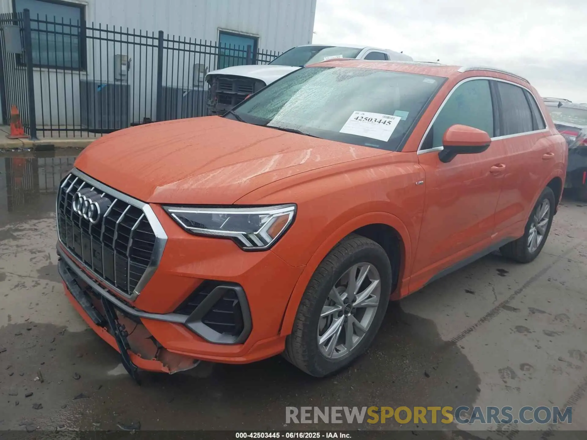 2 Photograph of a damaged car WA1DECF38P1129821 AUDI Q3 2023