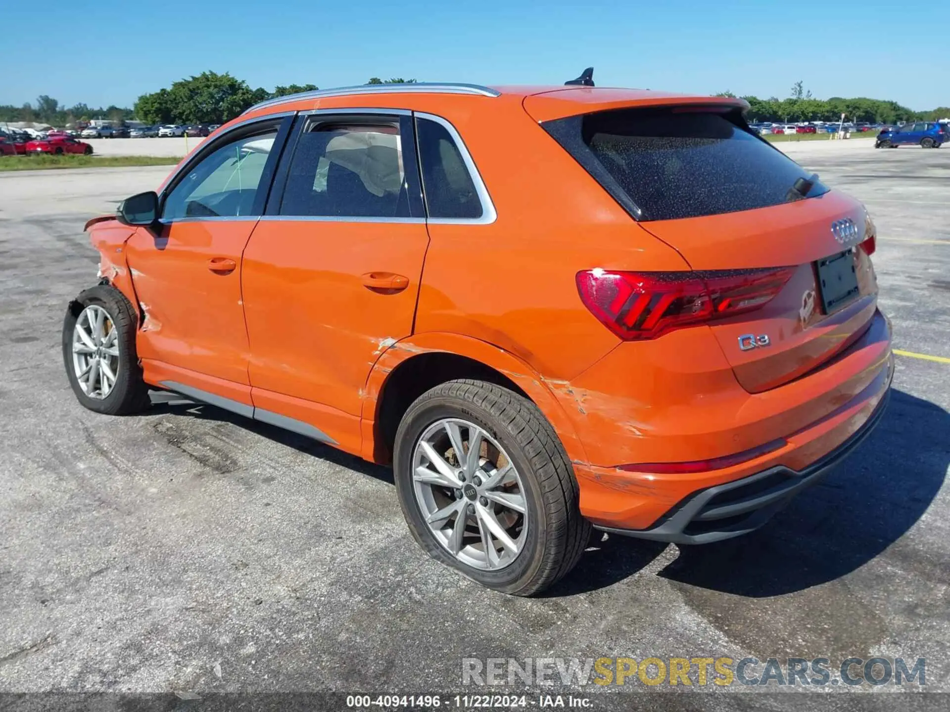 3 Photograph of a damaged car WA1DECF39P1071329 AUDI Q3 2023