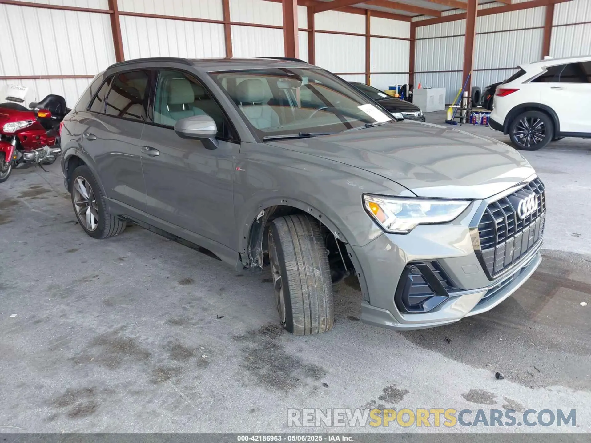 1 Фотография поврежденного автомобиля WA1DECF3XP1047685 AUDI Q3 2023