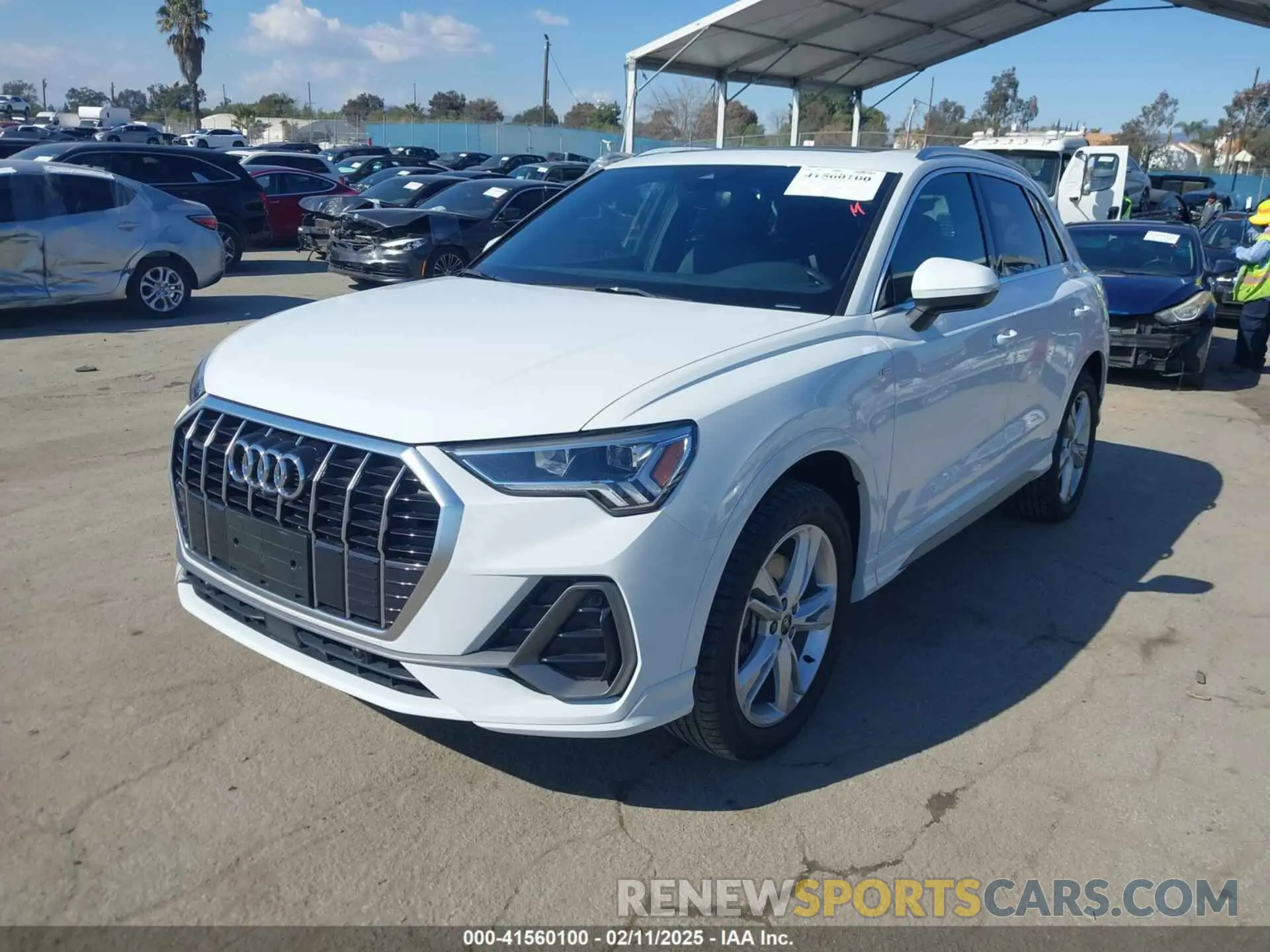 2 Photograph of a damaged car WA1EECF31P1116199 AUDI Q3 2023