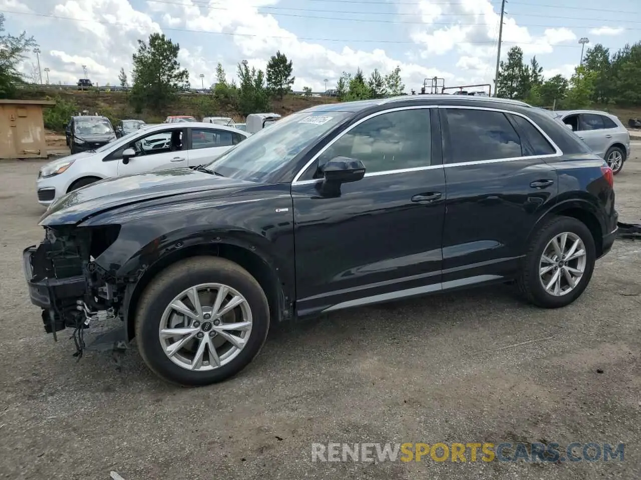 1 Фотография поврежденного автомобиля WA1EECF33P1038587 AUDI Q3 2023
