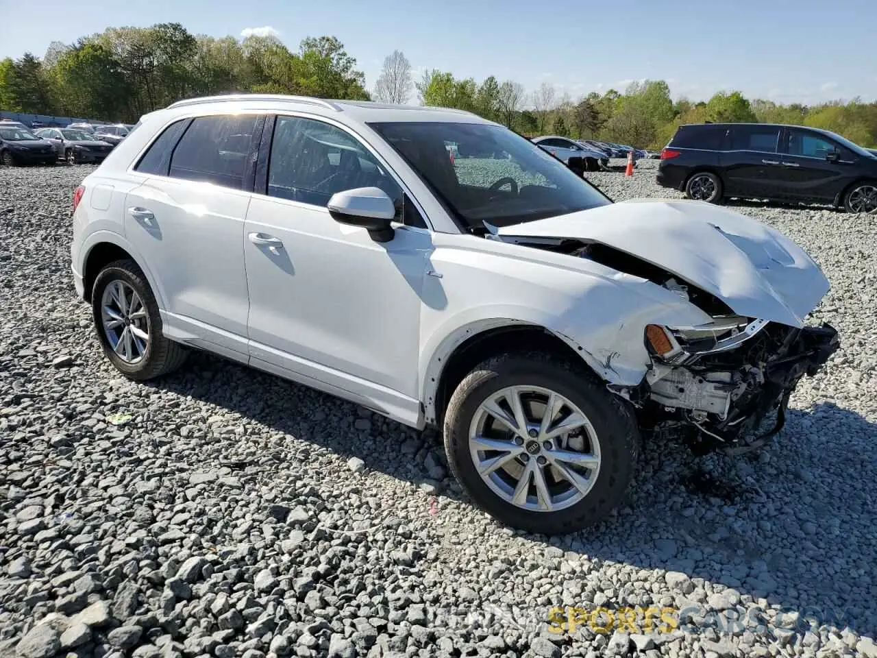 4 Фотография поврежденного автомобиля WA1EECF36P1089887 AUDI Q3 2023