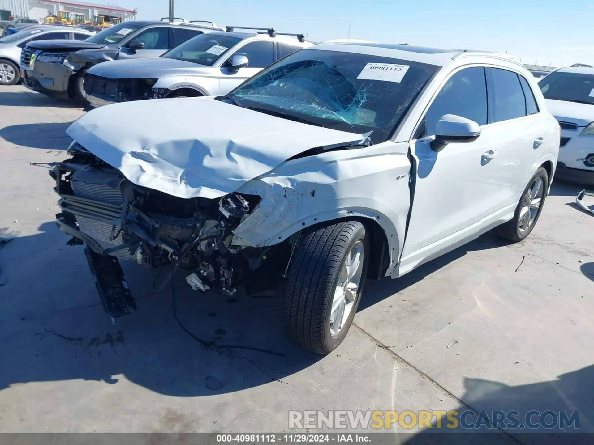 2 Фотография поврежденного автомобиля WA1DECF30R1132926 AUDI Q3 2024