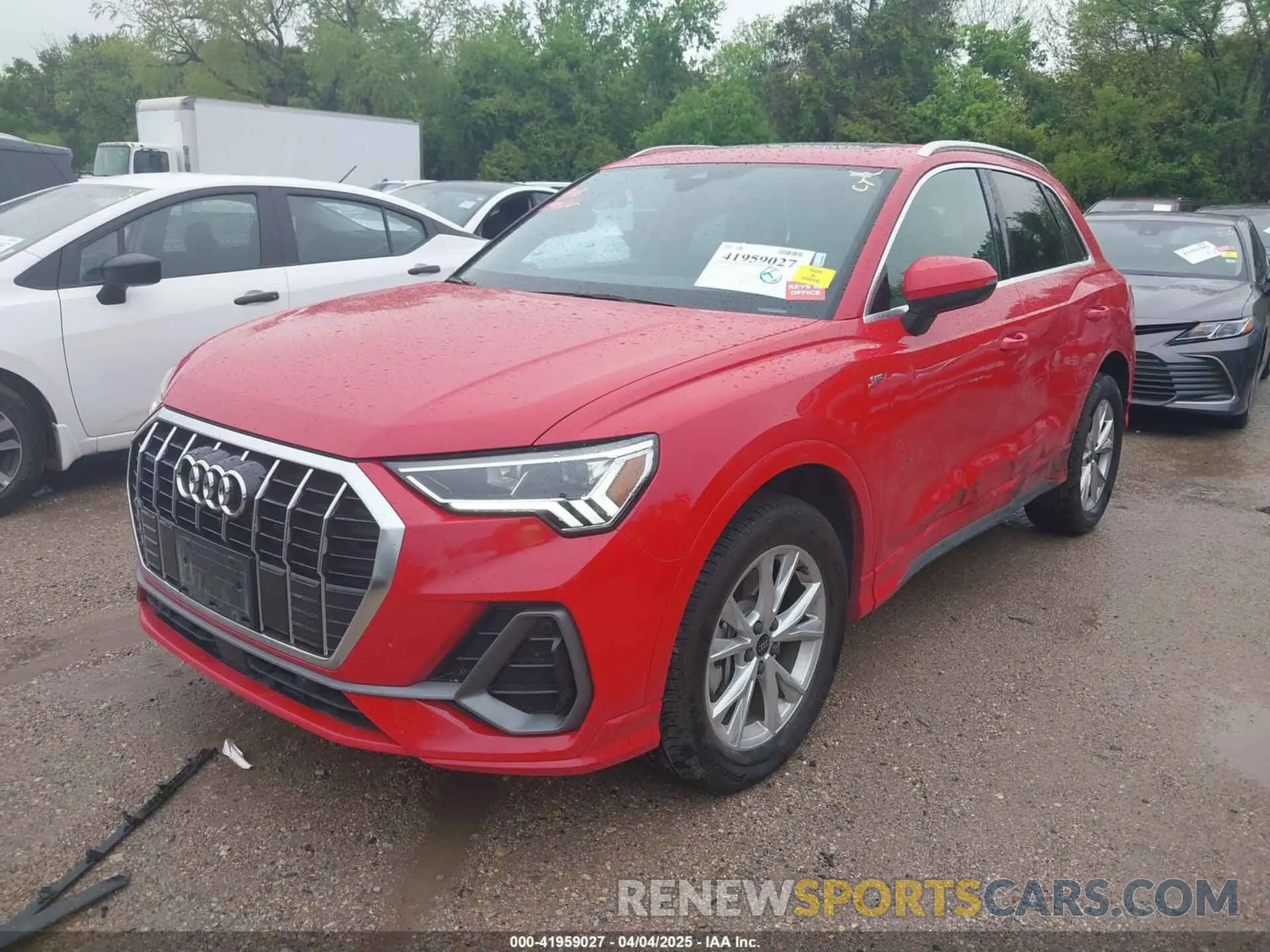 2 Photograph of a damaged car WA1DECF36R1126631 AUDI Q3 2024