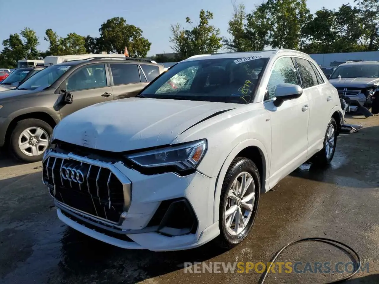 1 Фотография поврежденного автомобиля WA1DECF39R1028256 AUDI Q3 2024