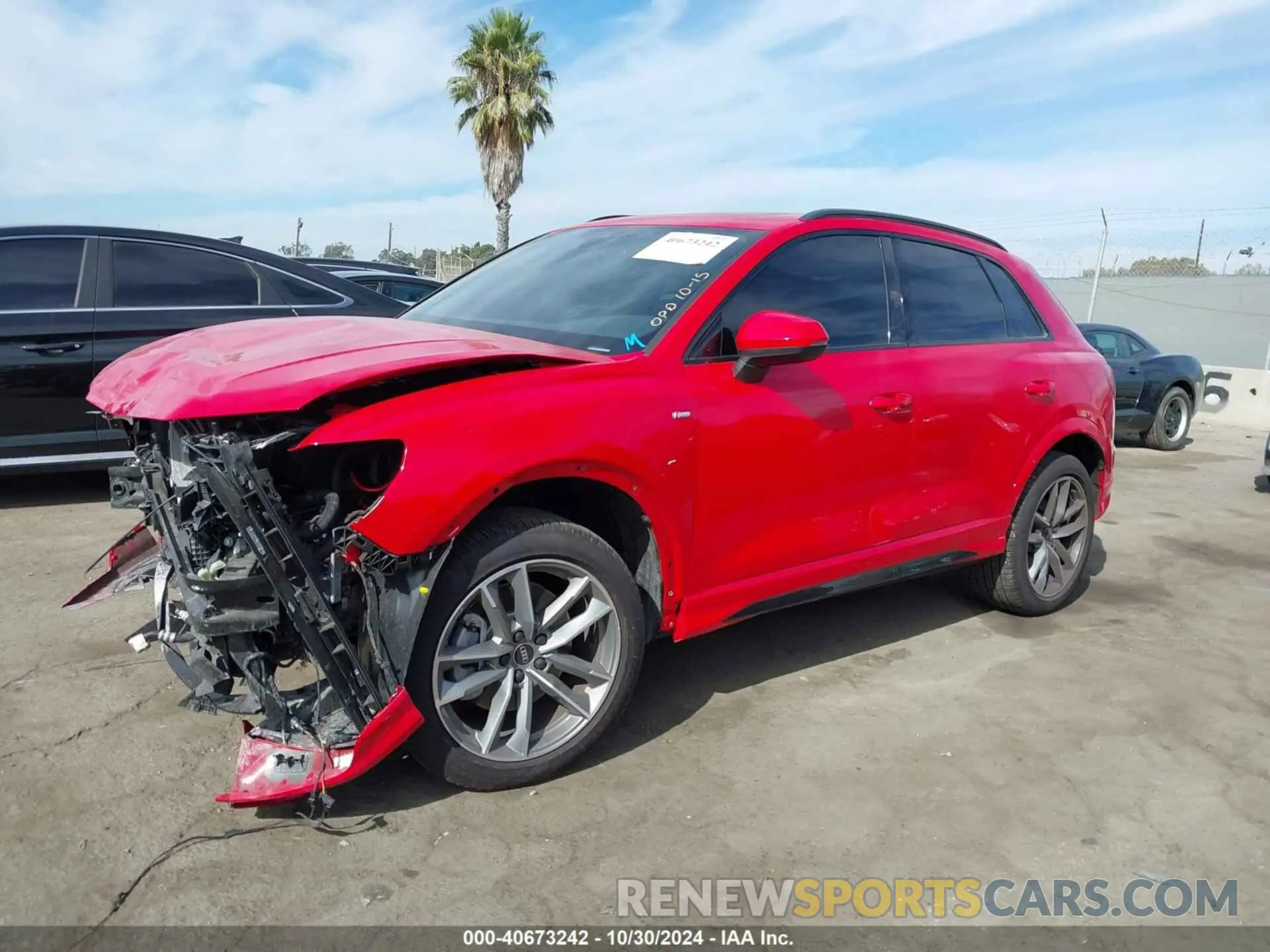 2 Photograph of a damaged car WA1DECF3XR1091446 AUDI Q3 2024