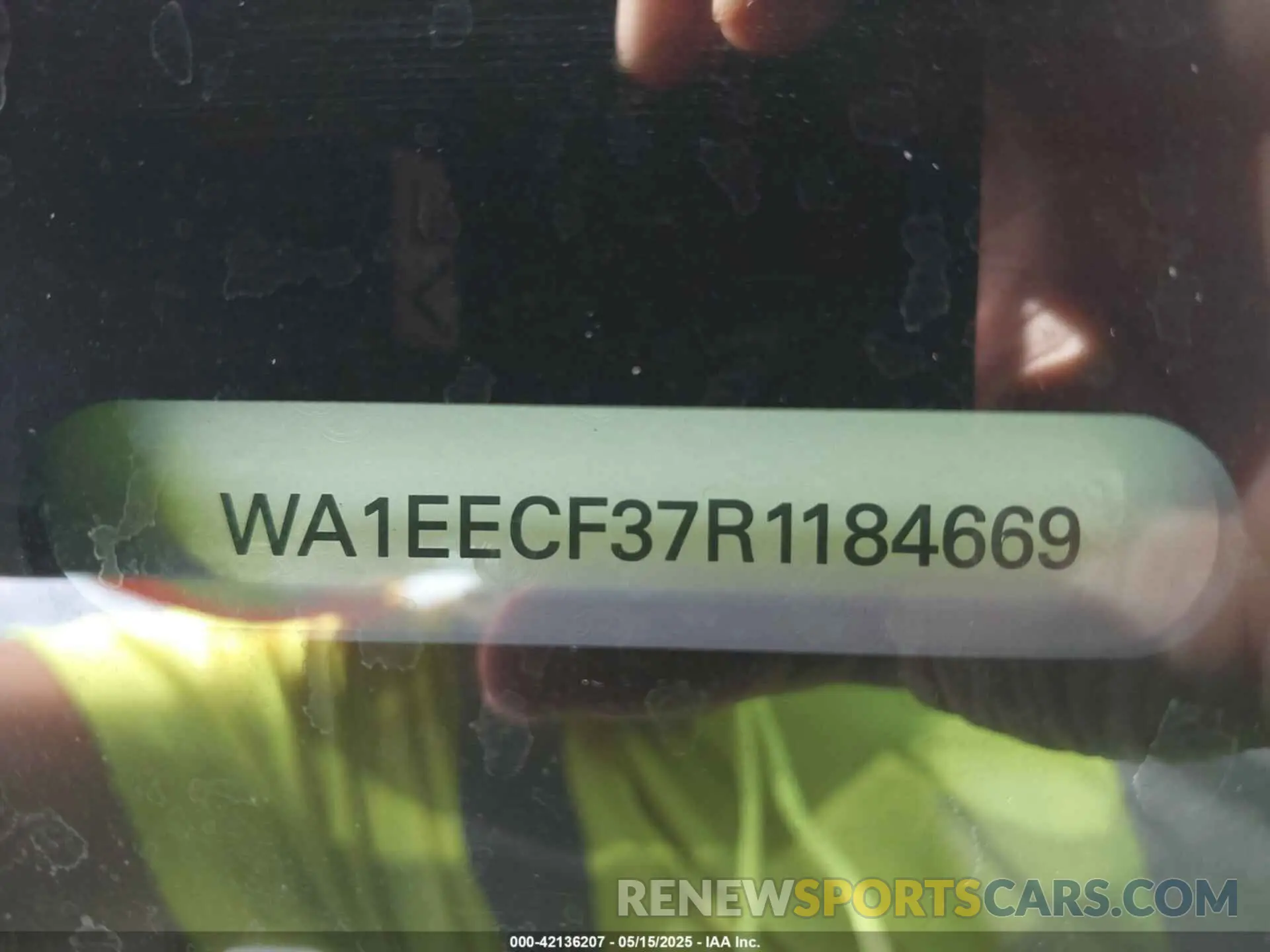 9 Фотография поврежденного автомобиля WA1EECF37R1184669 AUDI Q3 2024