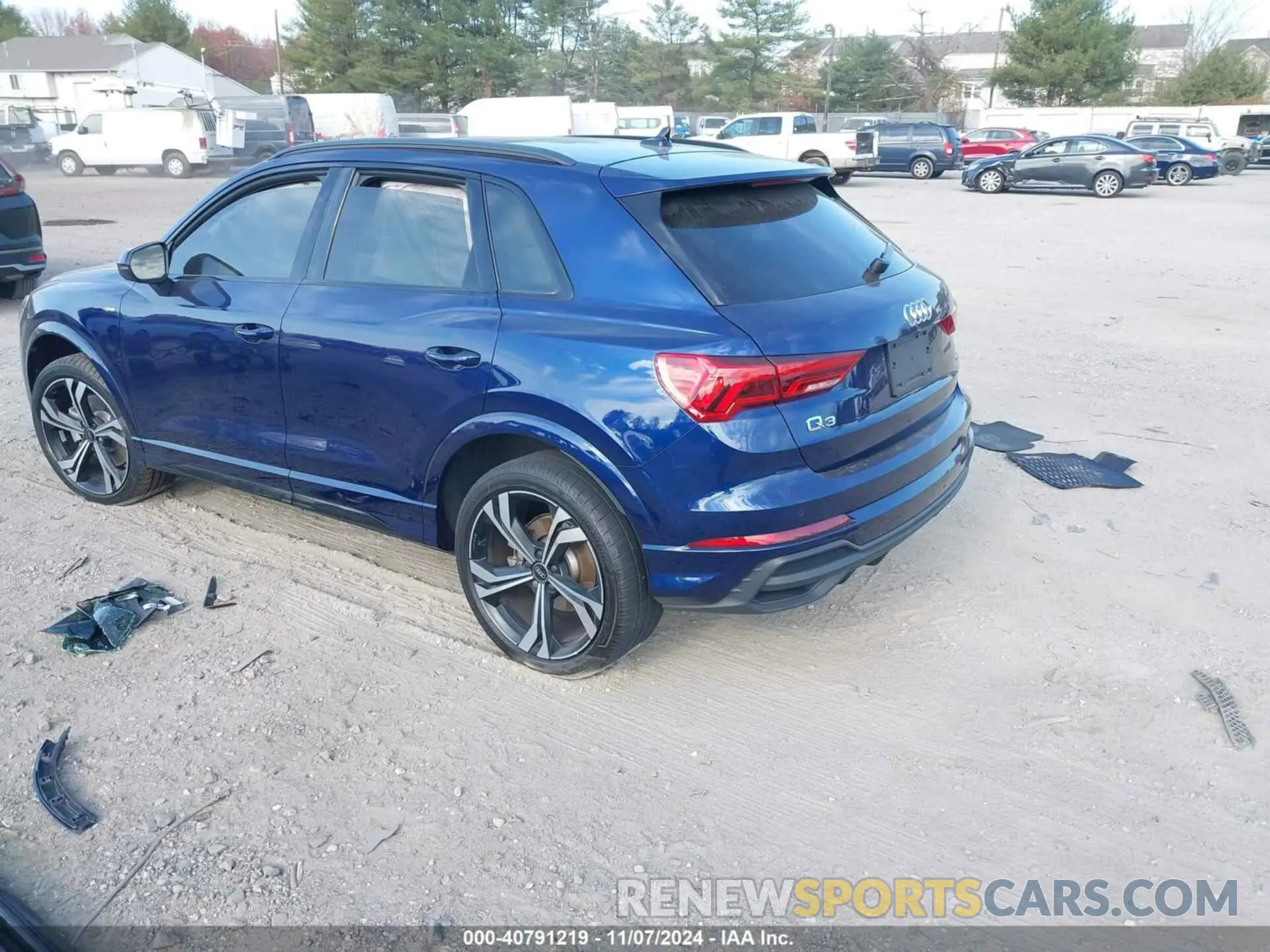 3 Фотография поврежденного автомобиля WA1EECF39R1107267 AUDI Q3 2024