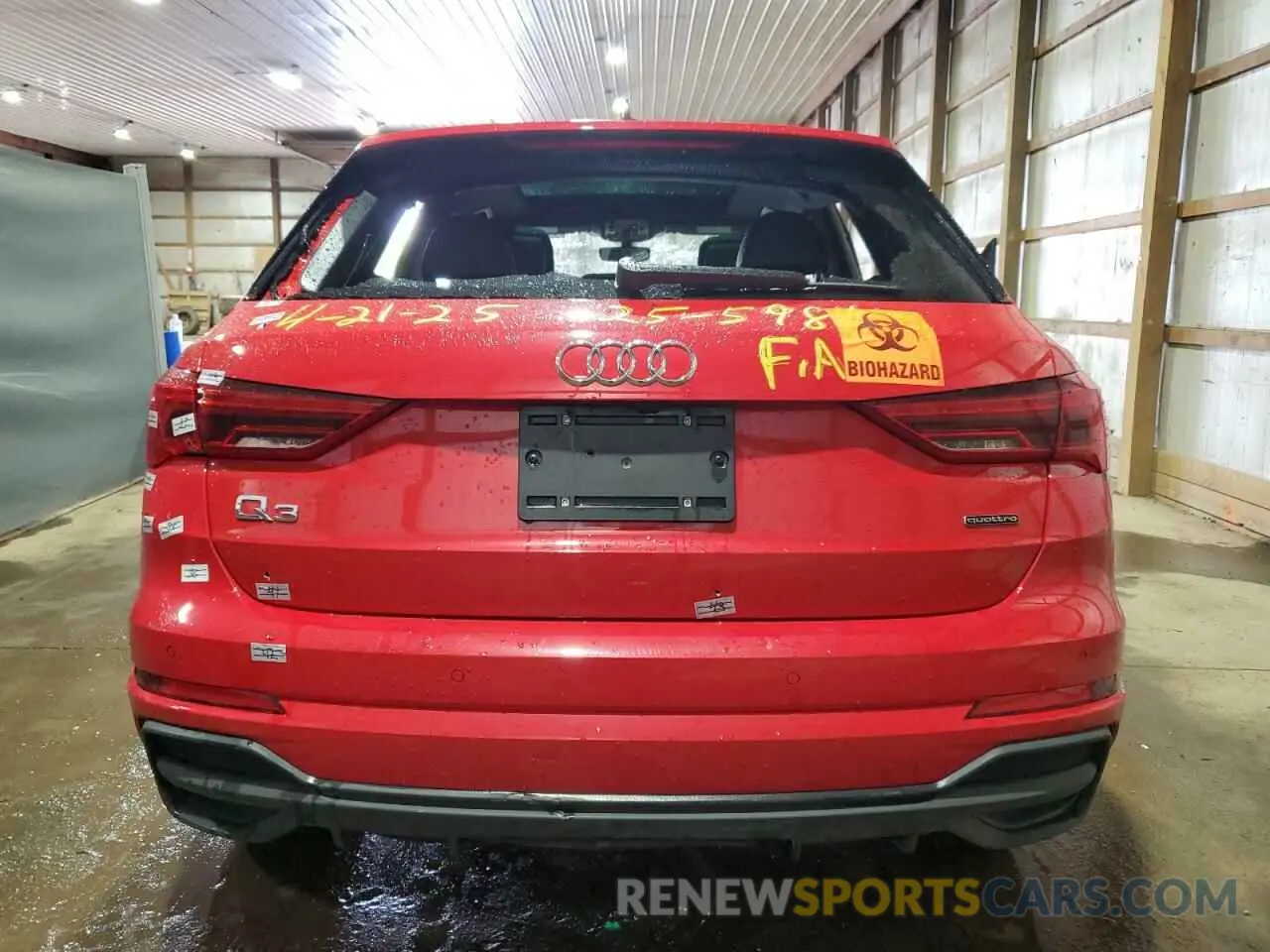 6 Photograph of a damaged car WA1DECF30S1016132 AUDI Q3 2025