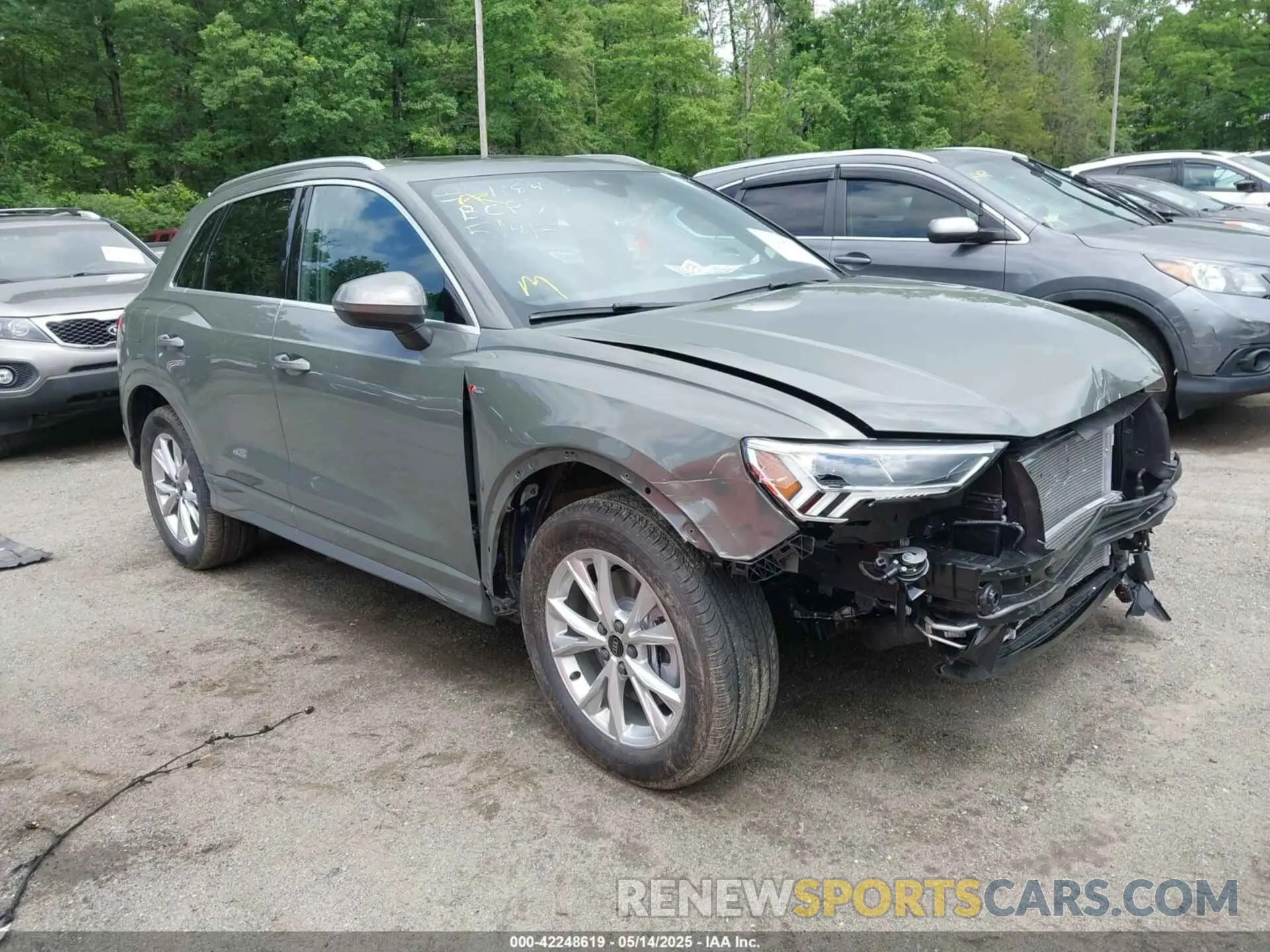 1 Фотография поврежденного автомобиля WA1DECF38S1061741 AUDI Q3 2025