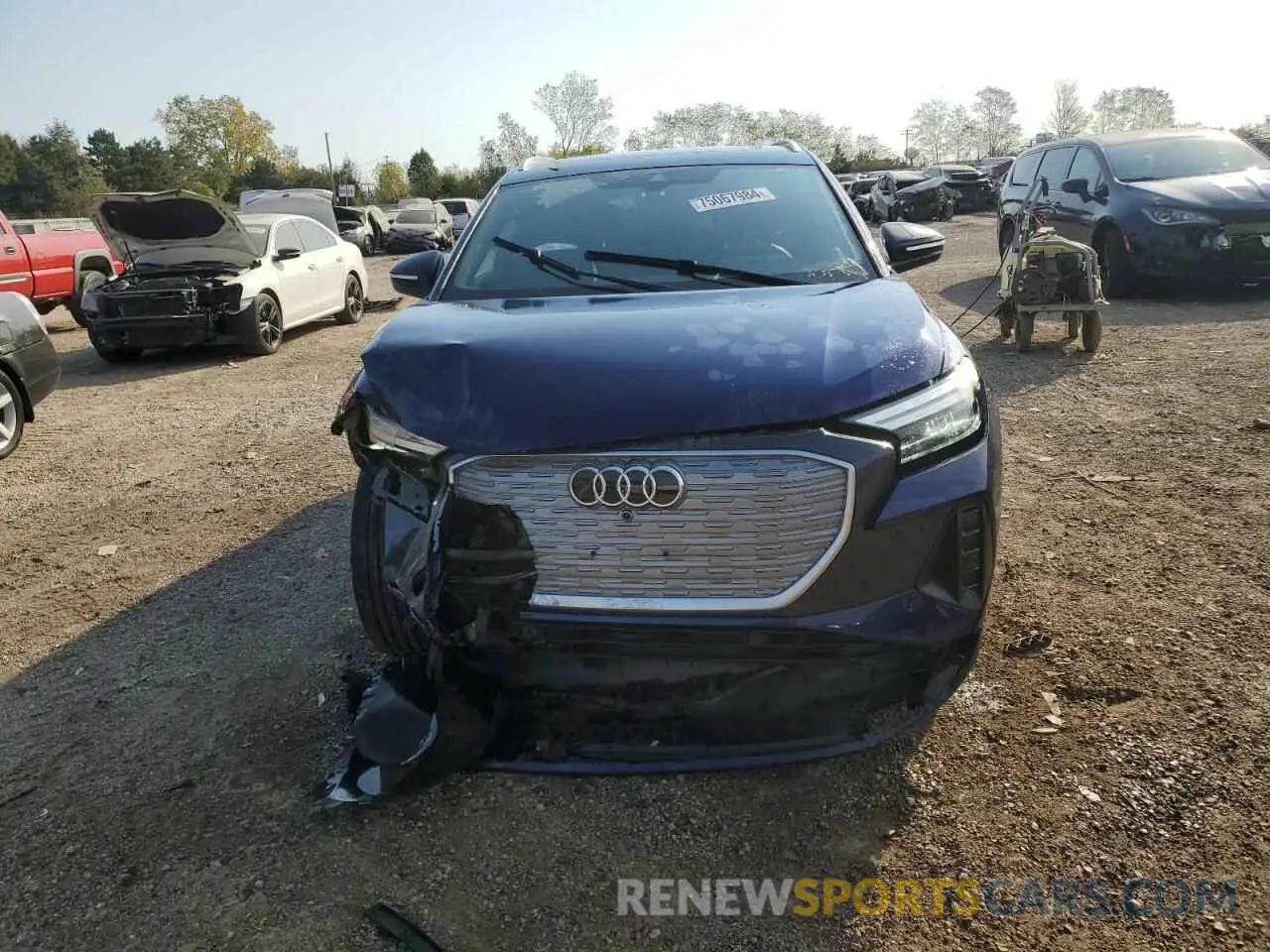 5 Фотография поврежденного автомобиля WA1H2BFZ2NP042449 AUDI Q4 E-TRON 2022