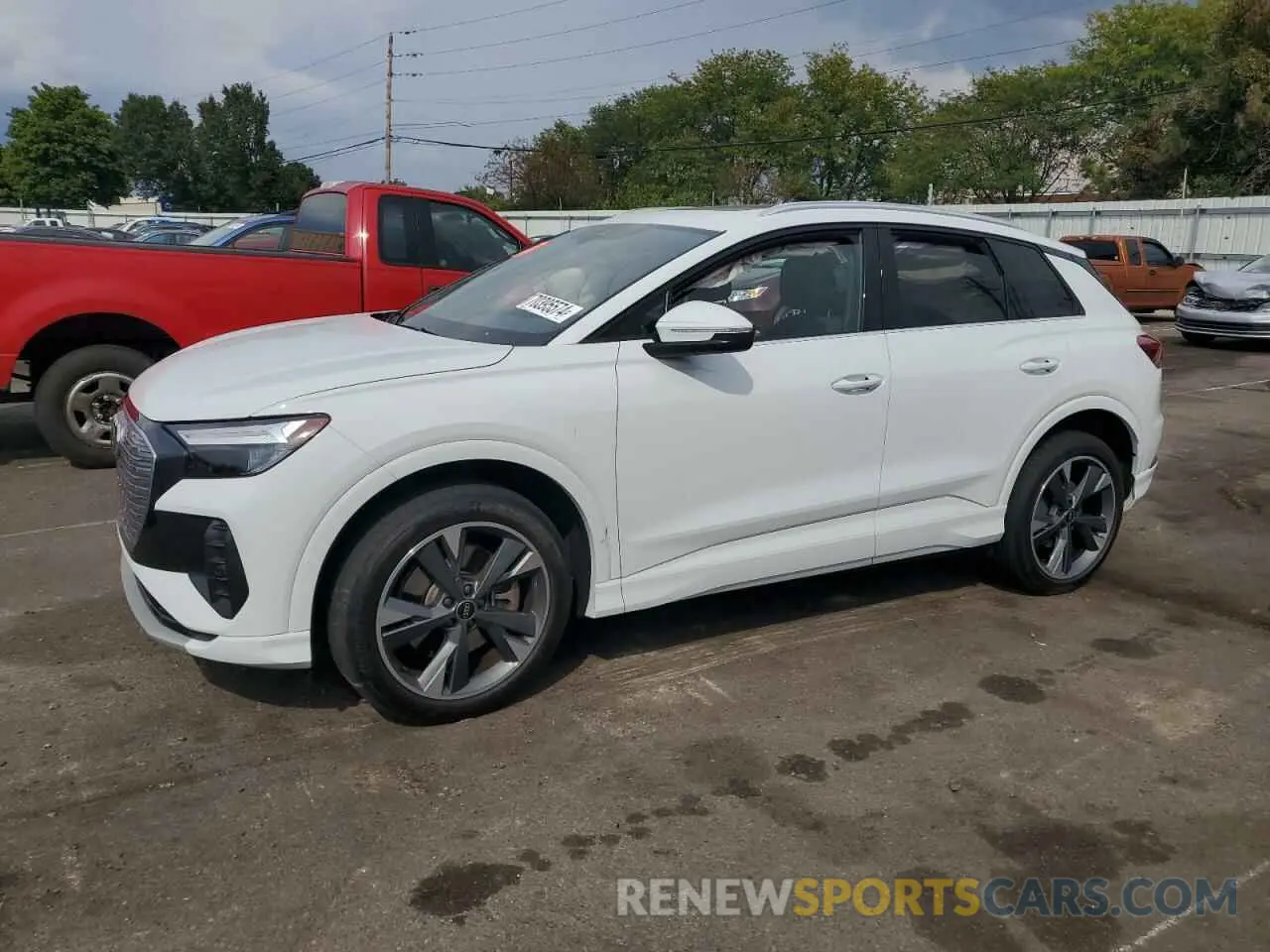 1 Фотография поврежденного автомобиля WA1H2BFZ8NP042620 AUDI Q4 E-TRON 2022