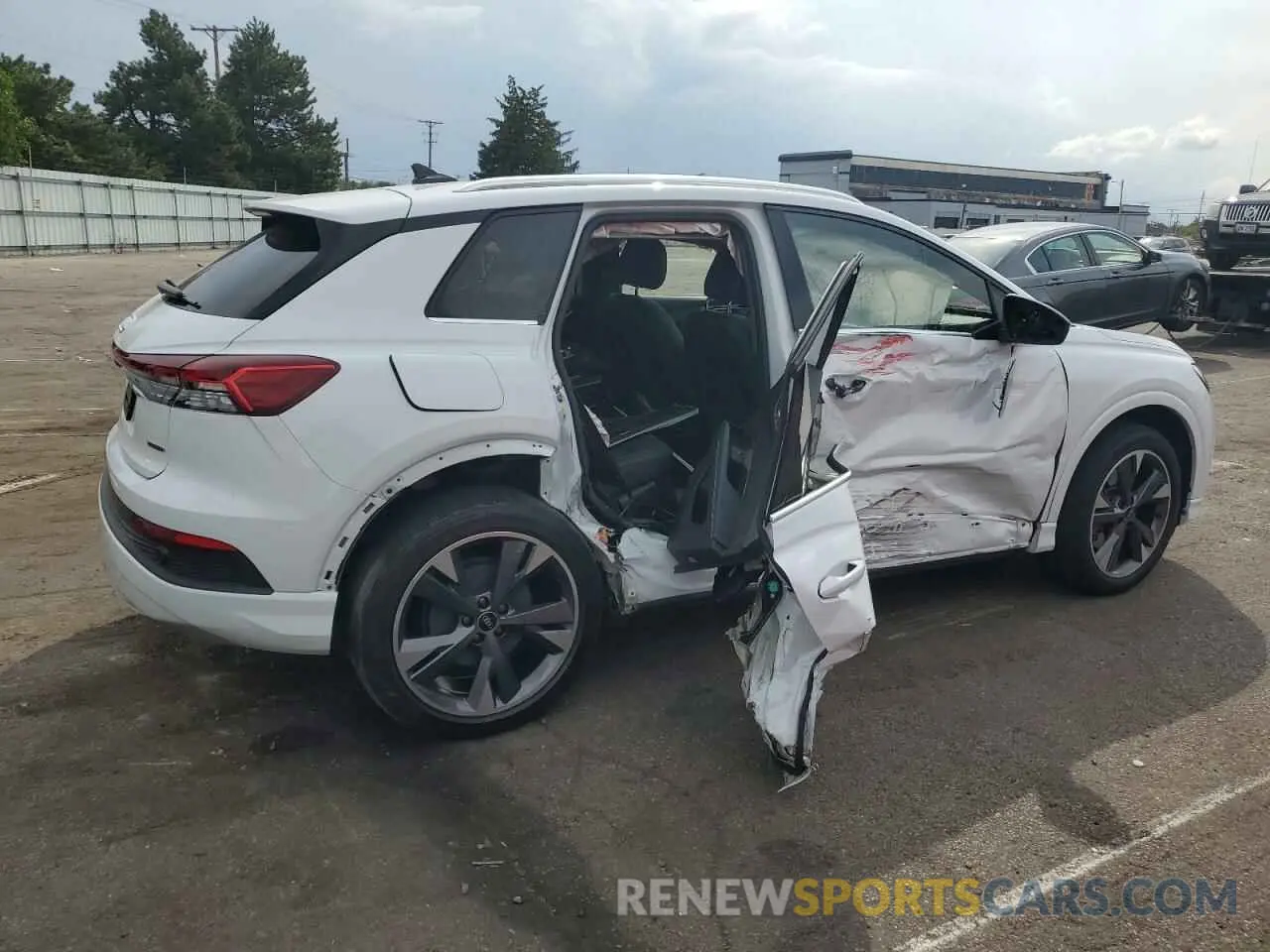 3 Фотография поврежденного автомобиля WA1H2BFZ8NP042620 AUDI Q4 E-TRON 2022