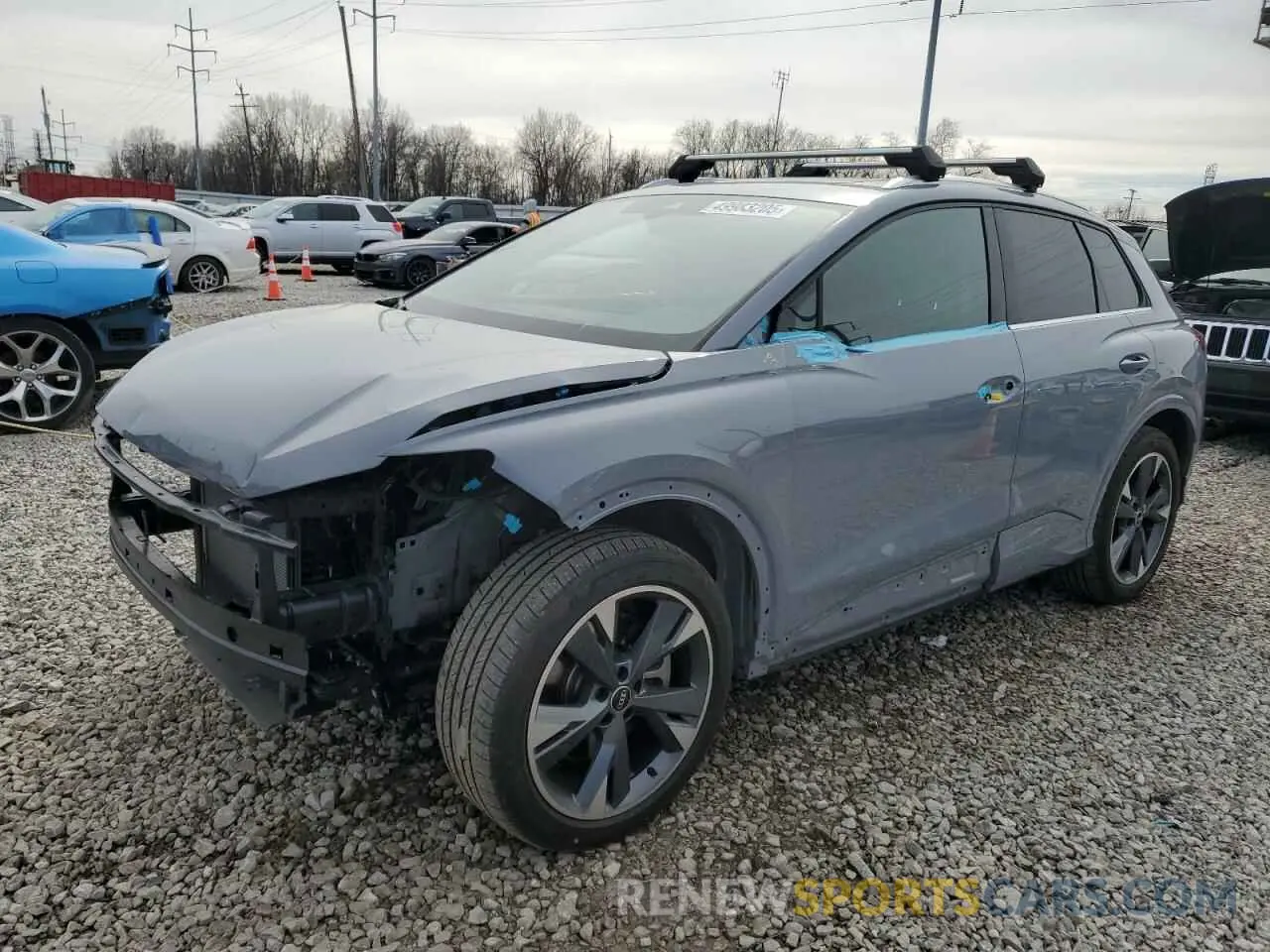 1 Photograph of a damaged car WA1H2BFZ9NP050404 AUDI Q4 E-TRON 2022