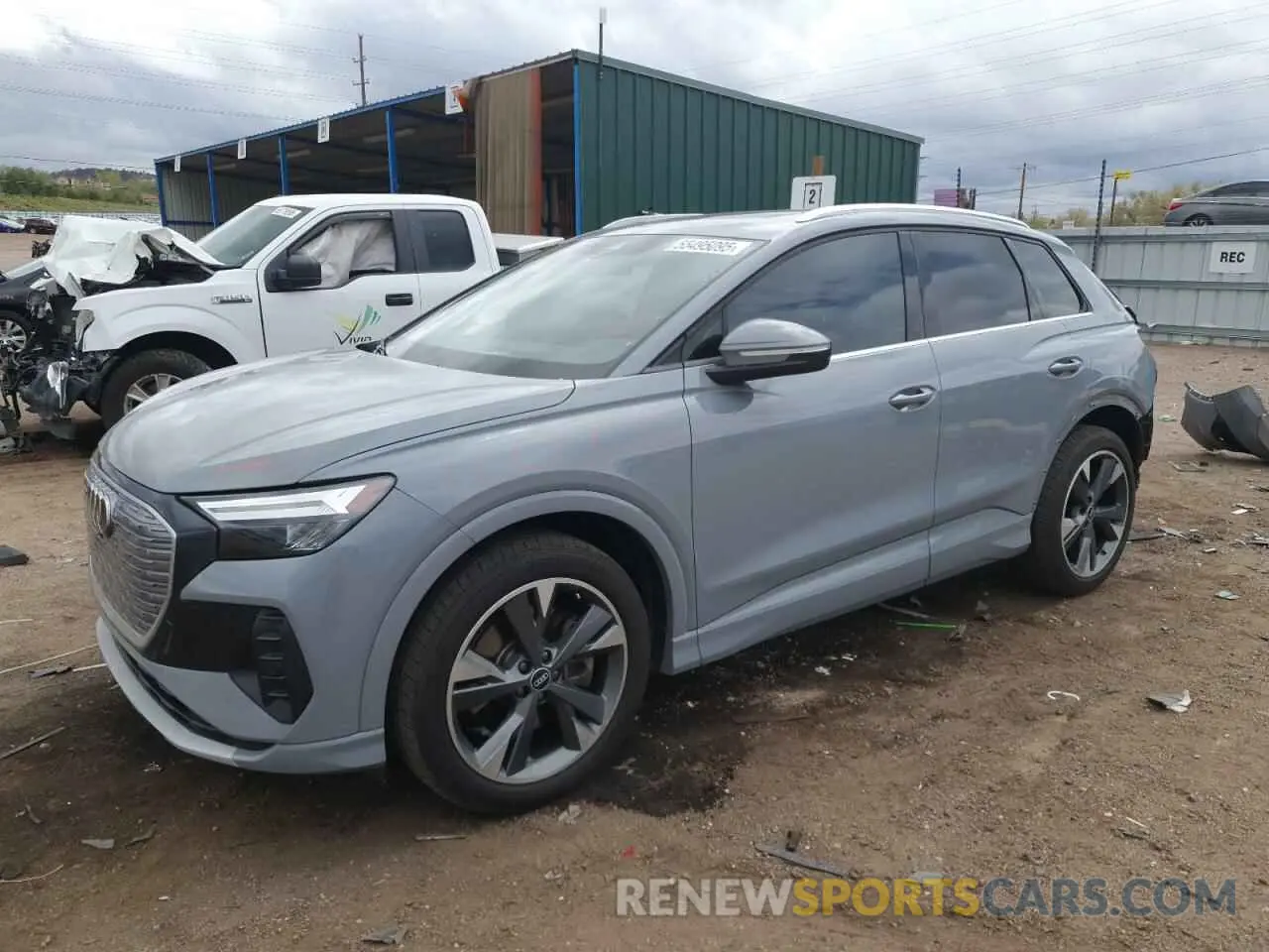 1 Photograph of a damaged car WA1H2BFZXNP015855 AUDI Q4 E-TRON 2022