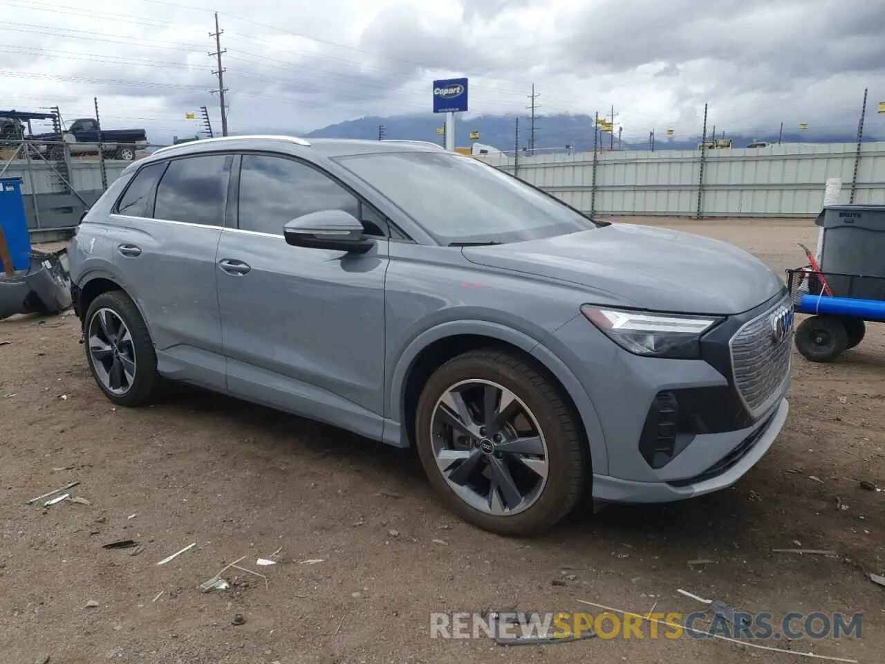 4 Photograph of a damaged car WA1H2BFZXNP015855 AUDI Q4 E-TRON 2022