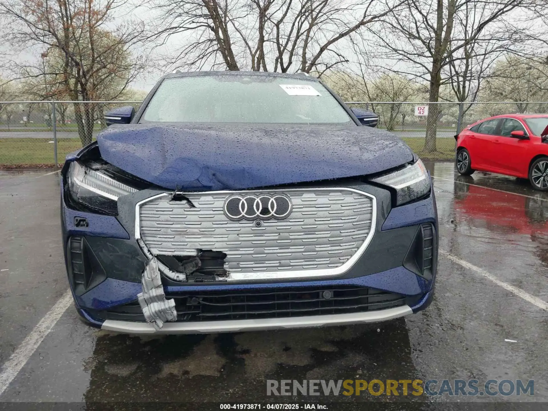 12 Photograph of a damaged car WA1J2BFZ6NP049728 AUDI Q4 E-TRON 2022