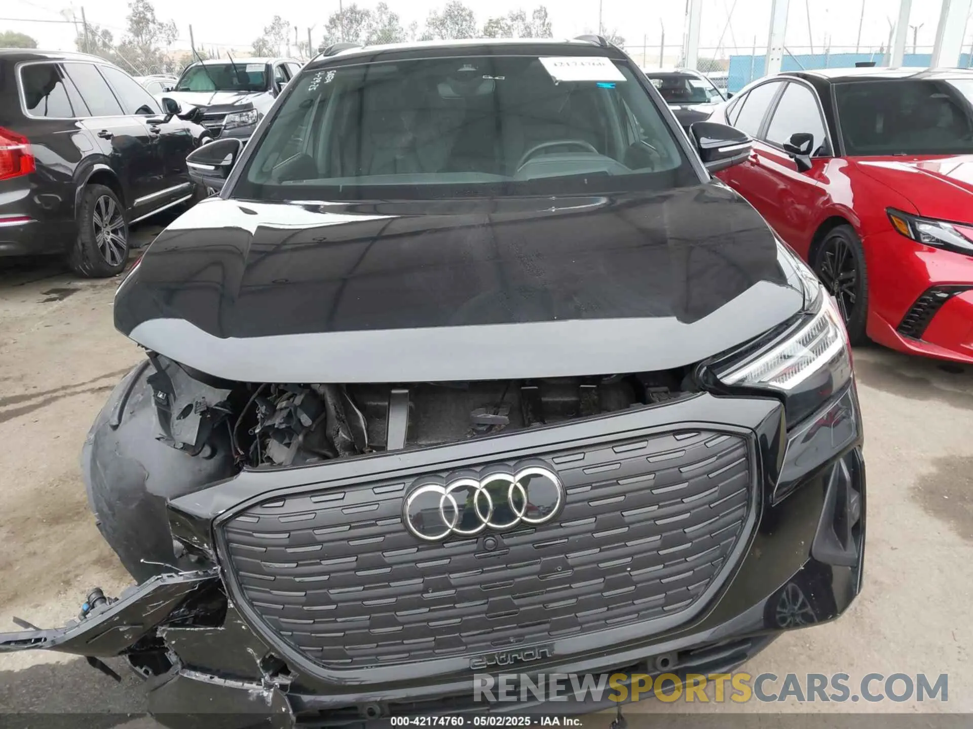 13 Photograph of a damaged car WA1M2BFZ8NP054541 AUDI Q4 E-TRON 2022