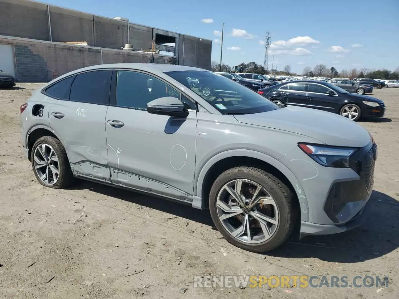 4 Photograph of a damaged car WA132BFZ5PP074860 AUDI Q4 E-TRON 2023