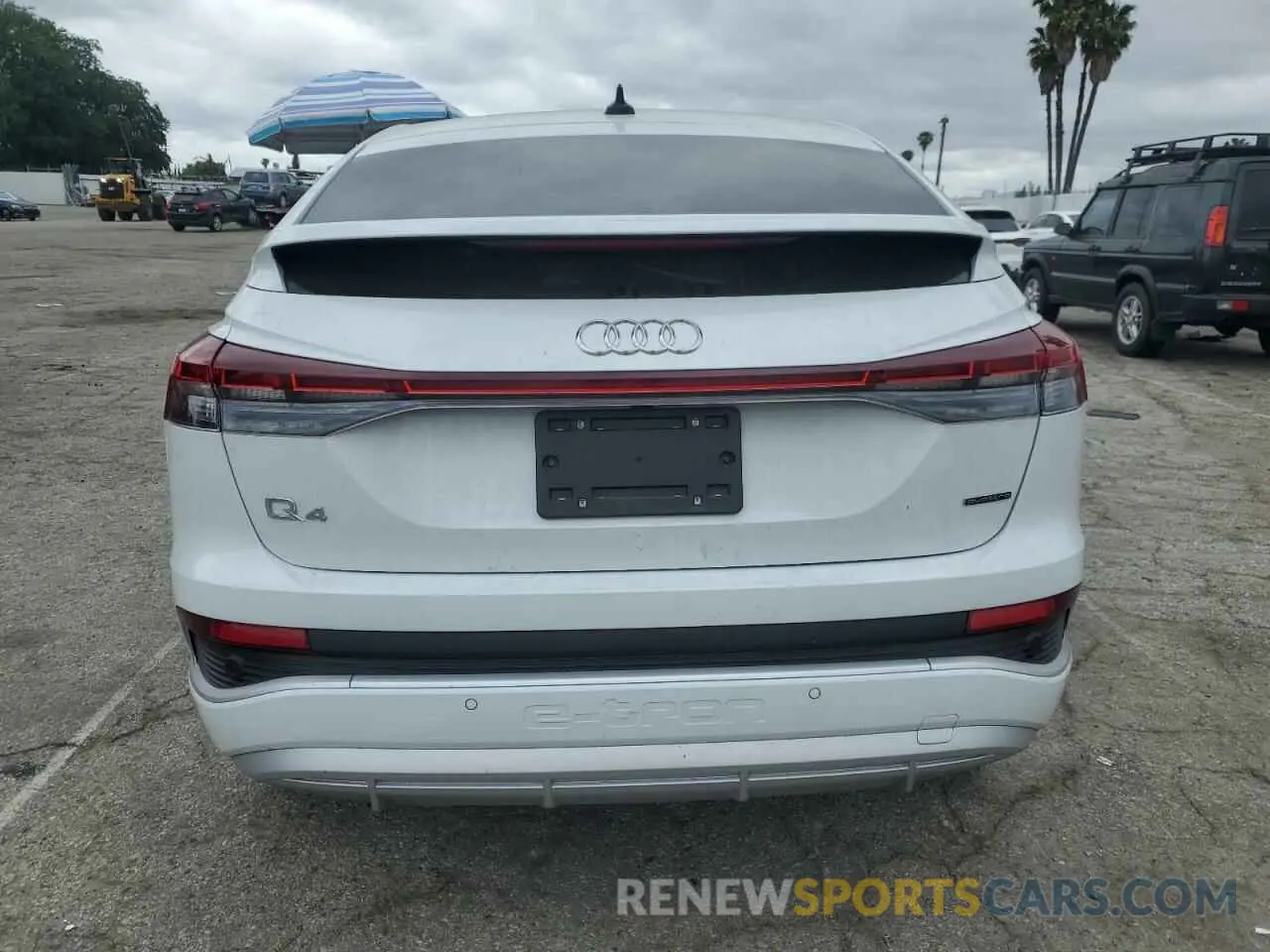 6 Photograph of a damaged car WA142BFZXPP076866 AUDI Q4 E-TRON 2023