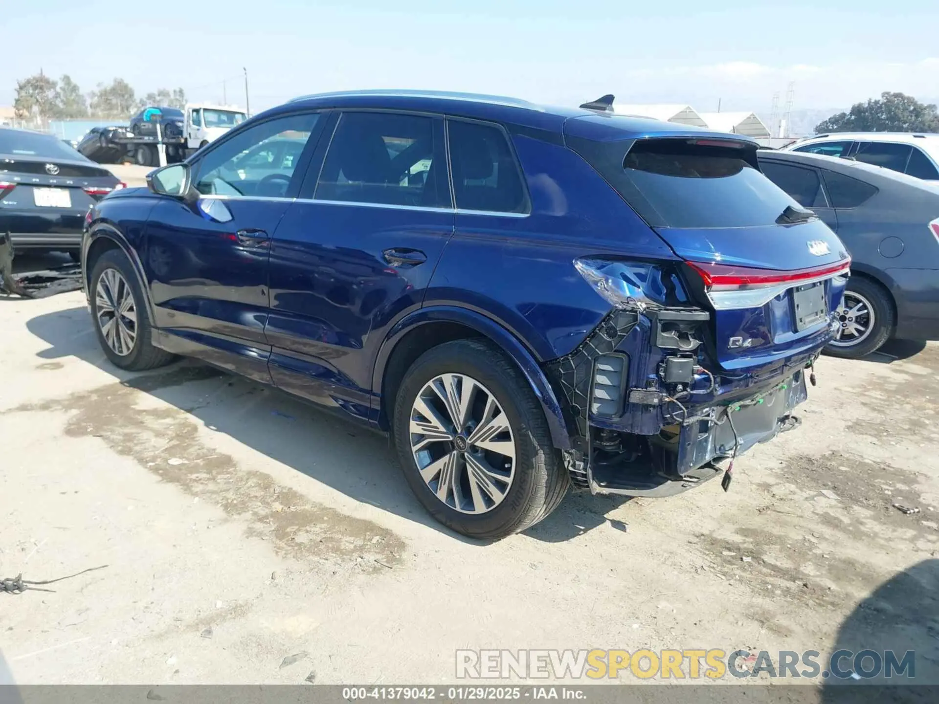 3 Photograph of a damaged car WA1BCBFZ1PP028452 AUDI Q4 E-TRON 2023