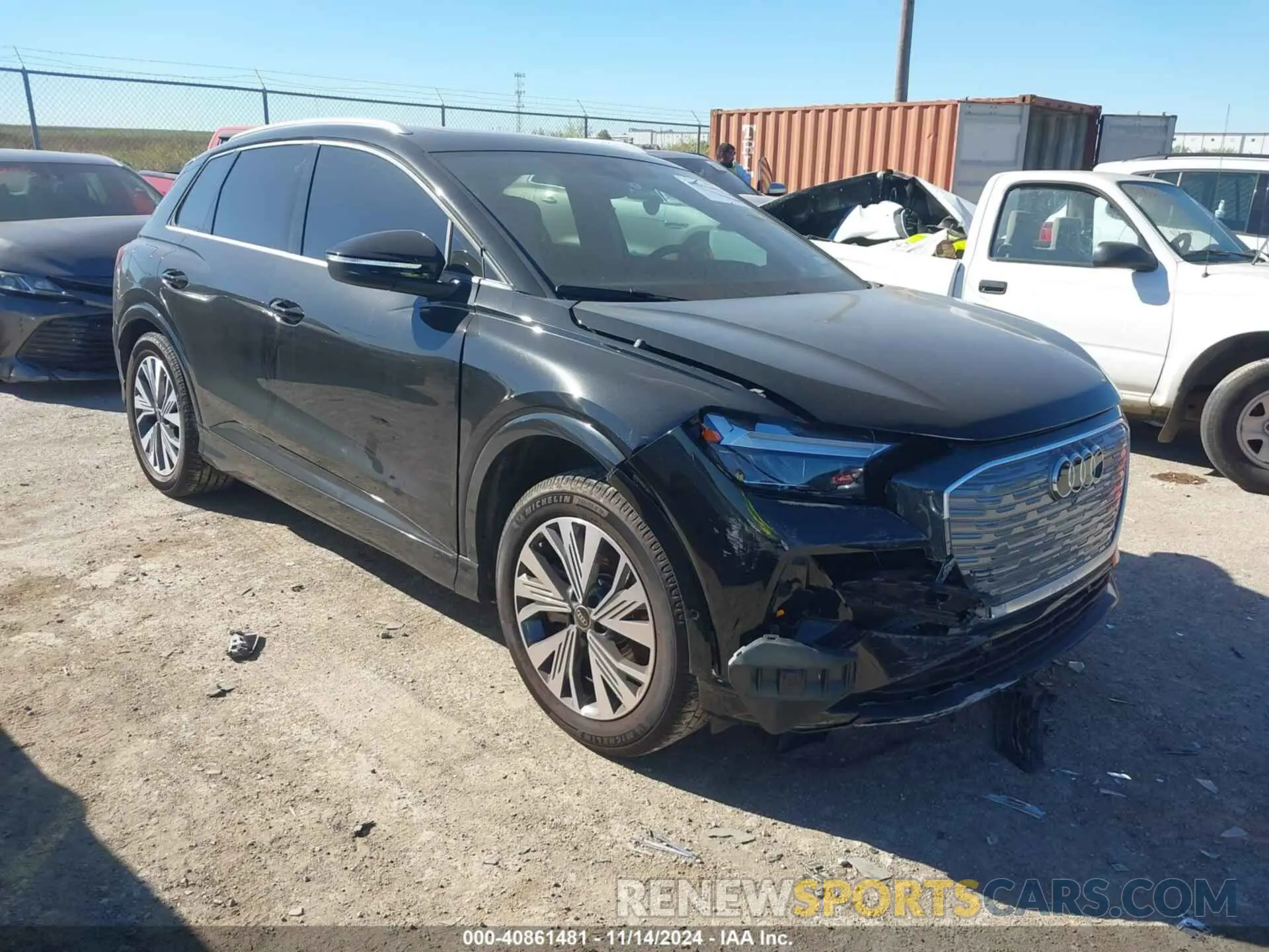 1 Photograph of a damaged car WA1BCBFZ2PP011207 AUDI Q4 E-TRON 2023