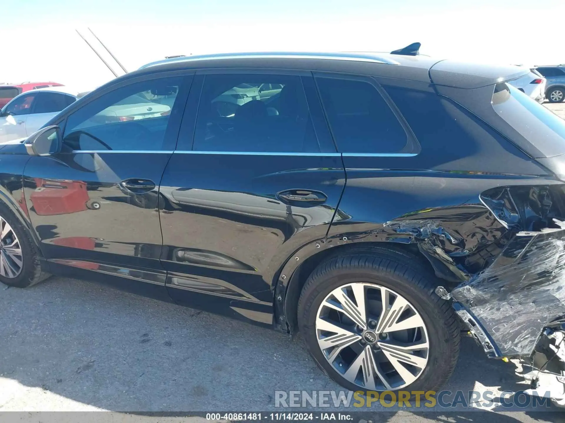 14 Photograph of a damaged car WA1BCBFZ2PP011207 AUDI Q4 E-TRON 2023