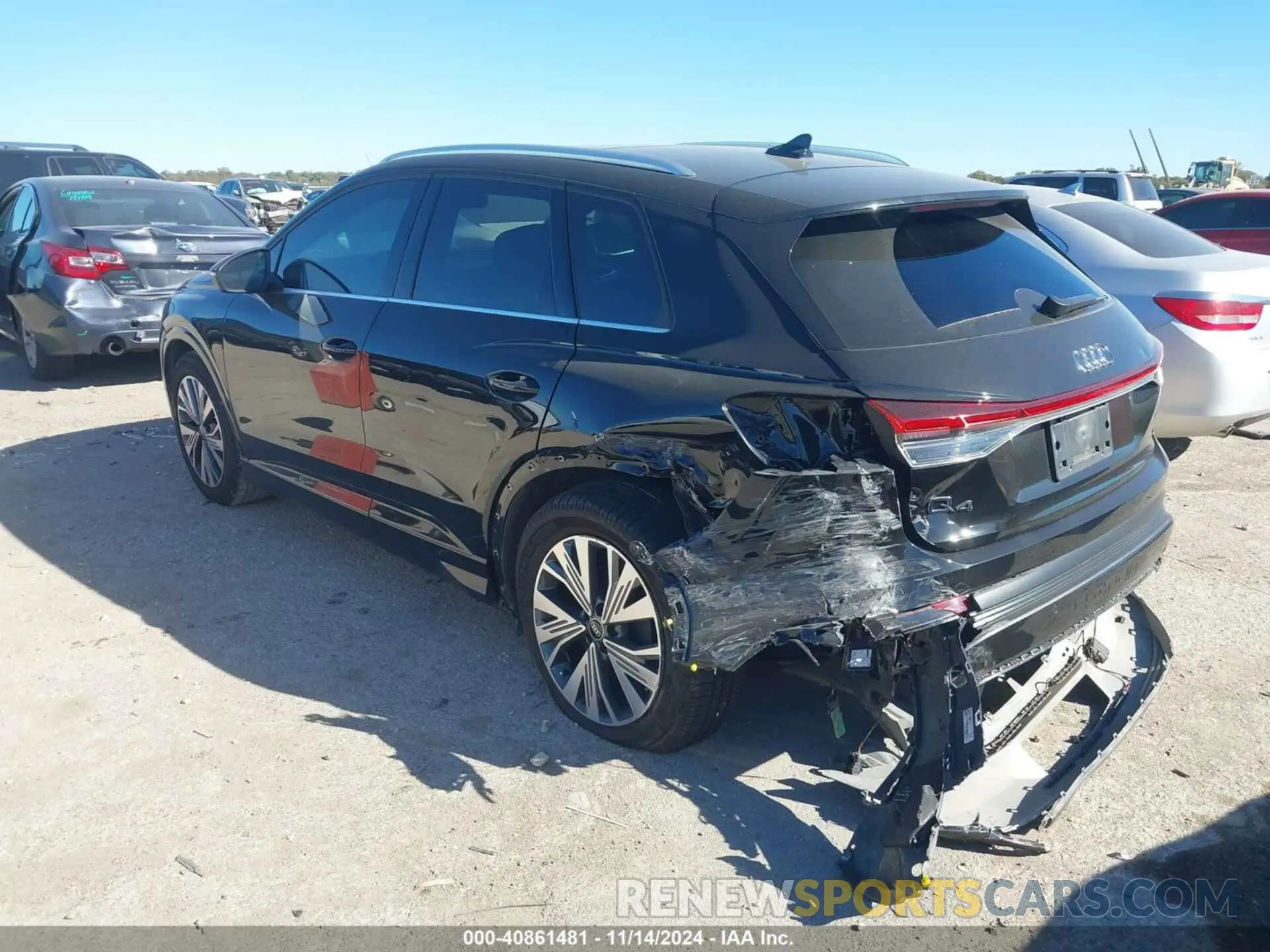 3 Photograph of a damaged car WA1BCBFZ2PP011207 AUDI Q4 E-TRON 2023