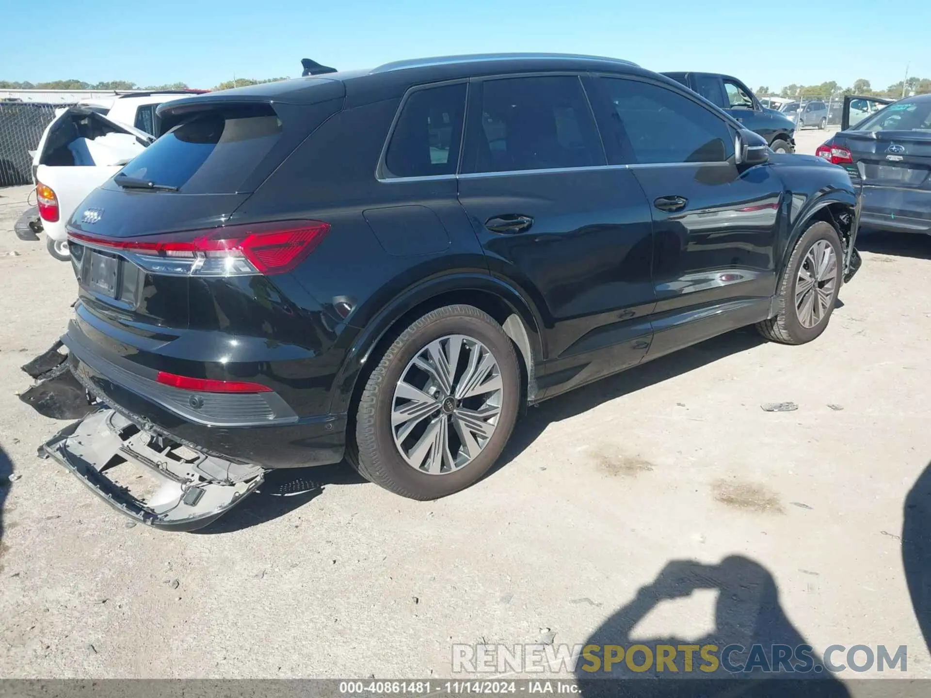 4 Photograph of a damaged car WA1BCBFZ2PP011207 AUDI Q4 E-TRON 2023