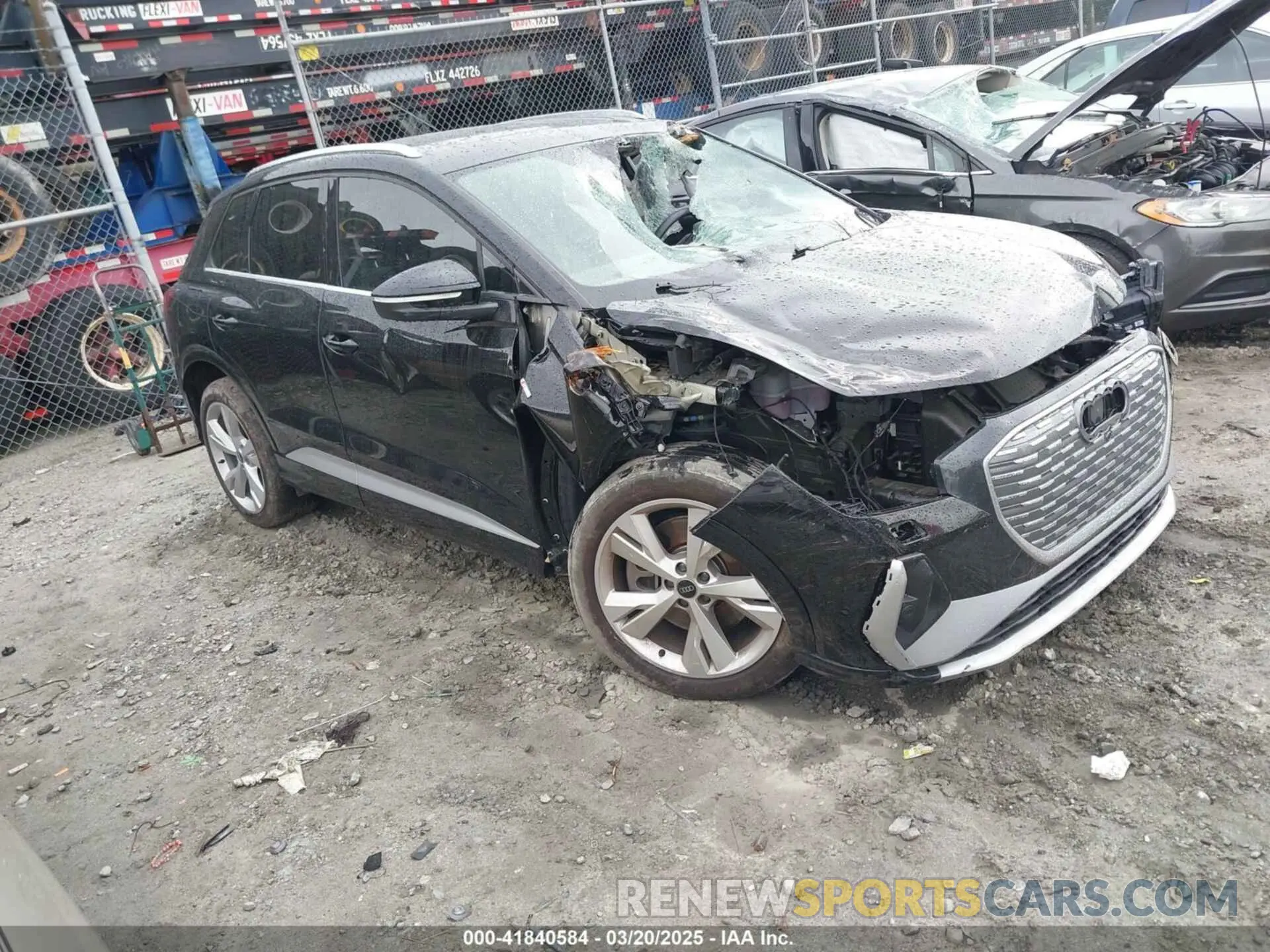 1 Photograph of a damaged car WA1M2BFZ7PP049284 AUDI Q4 E-TRON 2023