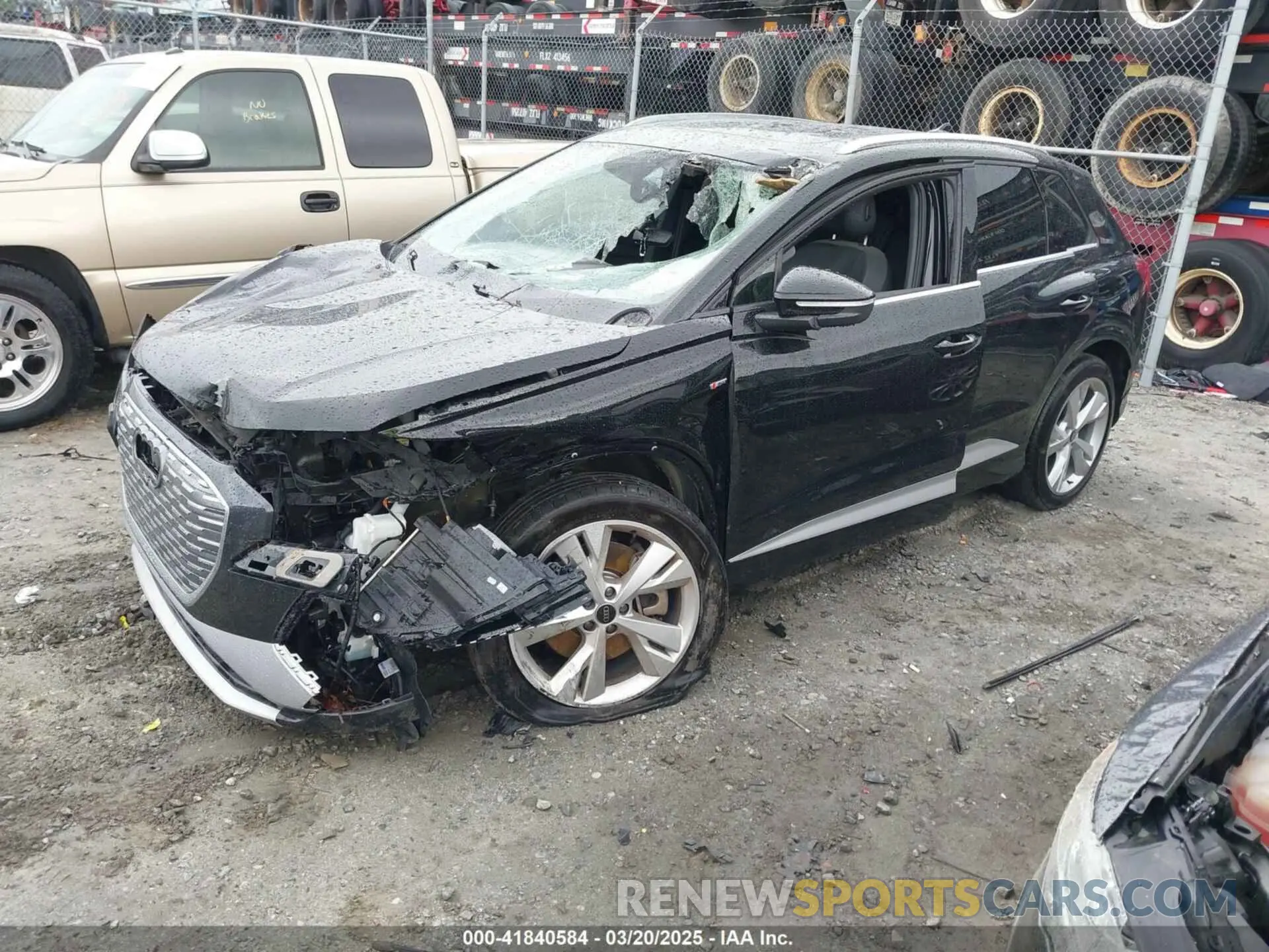 2 Photograph of a damaged car WA1M2BFZ7PP049284 AUDI Q4 E-TRON 2023