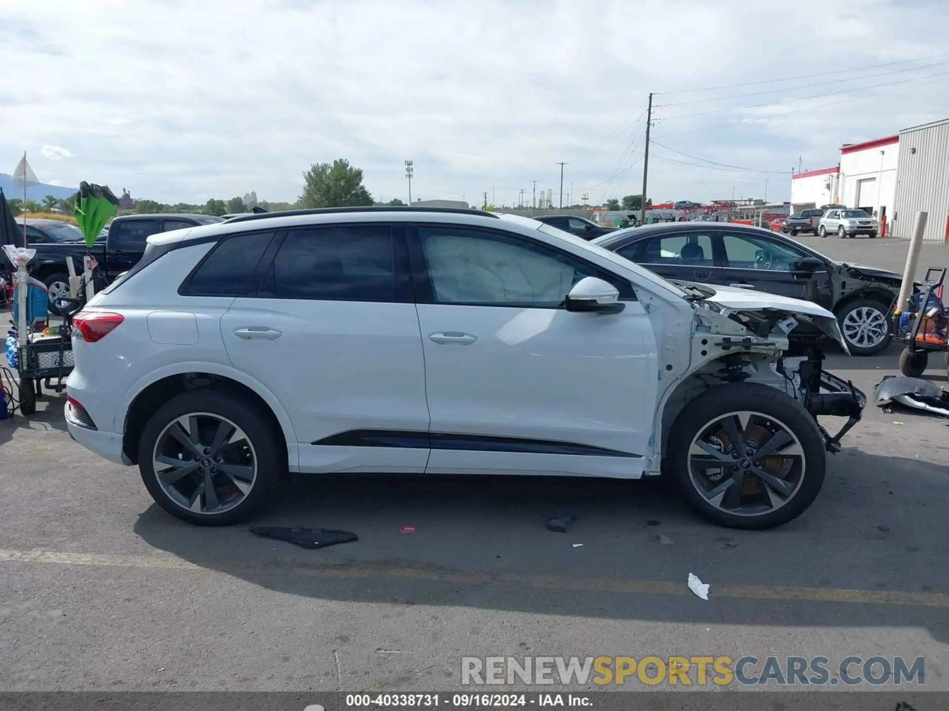 13 Photograph of a damaged car WA1M2BFZXPP074552 AUDI Q4 E-TRON 2023