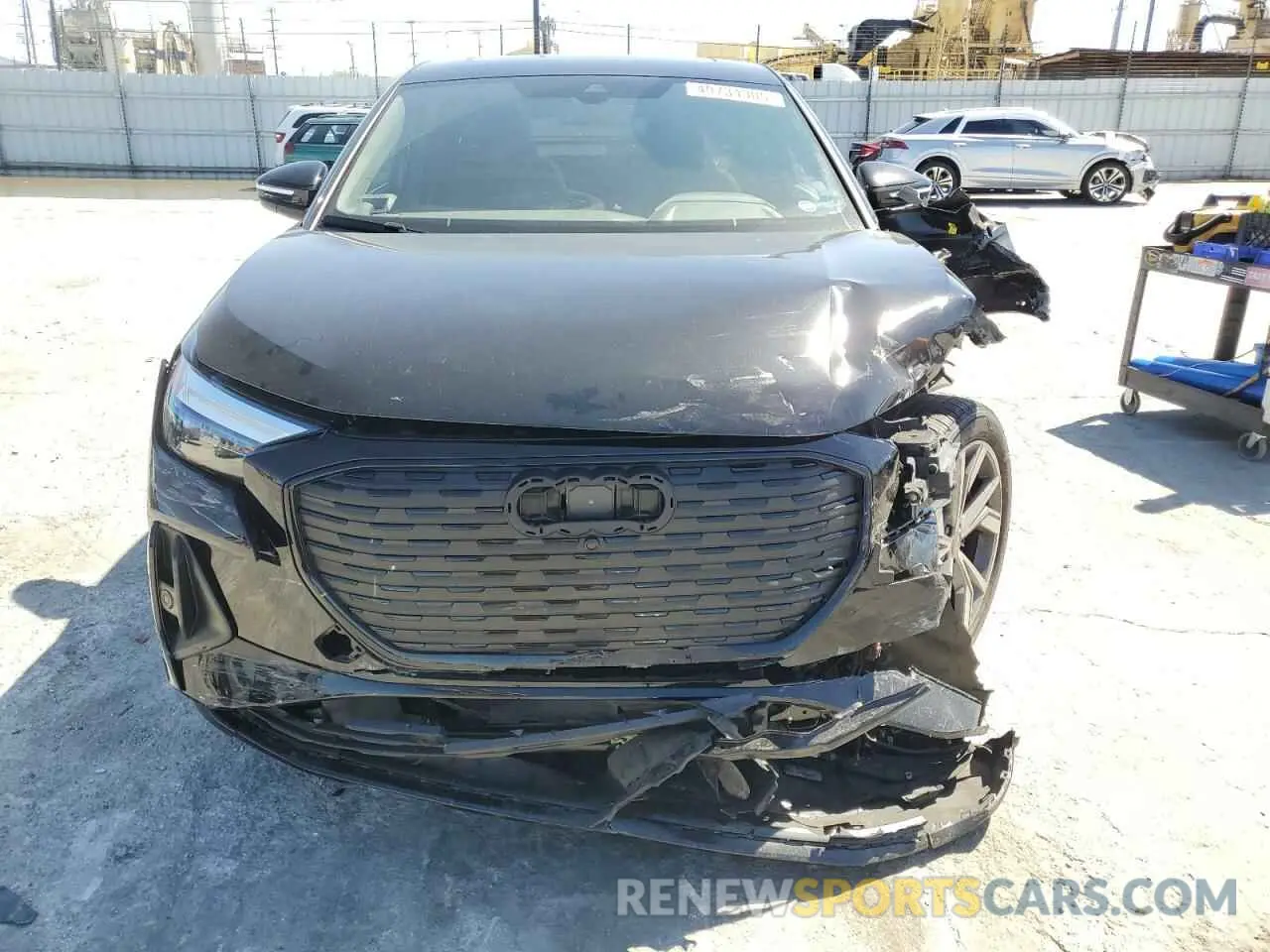 5 Photograph of a damaged car WA122BFZ5RP019971 AUDI Q4 E-TRON 2024