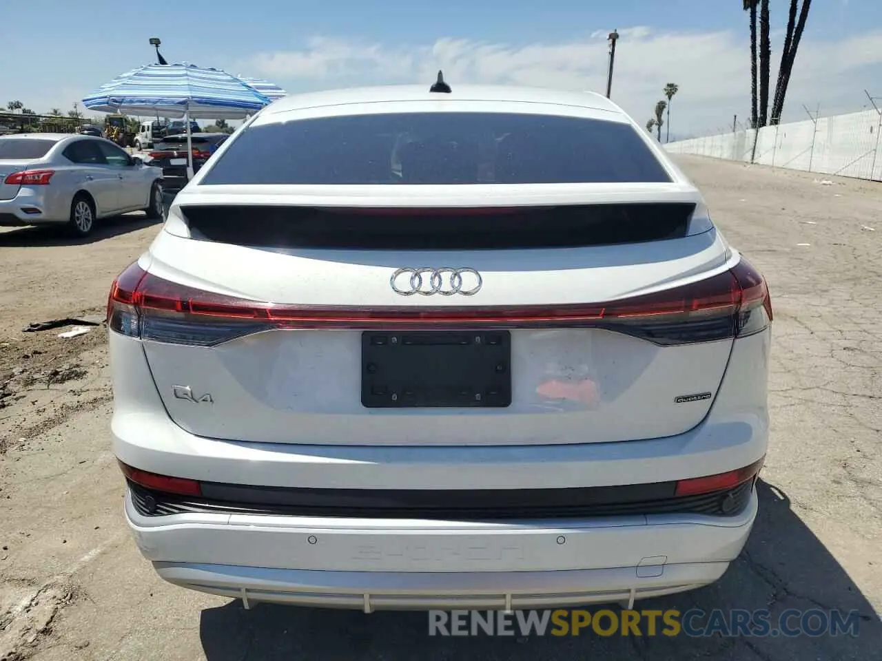 6 Photograph of a damaged car WA12UBFZ4RP046850 AUDI Q4 E-TRON 2024