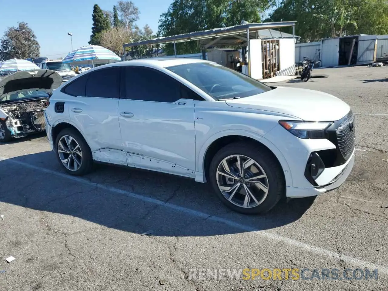 4 Photograph of a damaged car WA132BFZ3RP026941 AUDI Q4 E-TRON 2024