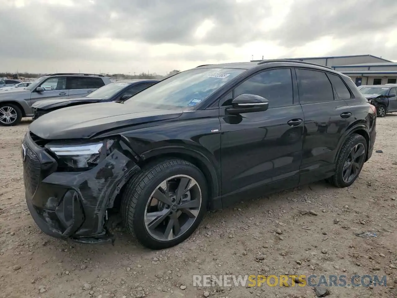 1 Фотография поврежденного автомобиля WA1KUBFZ1RP063718 AUDI Q4 E-TRON 2024