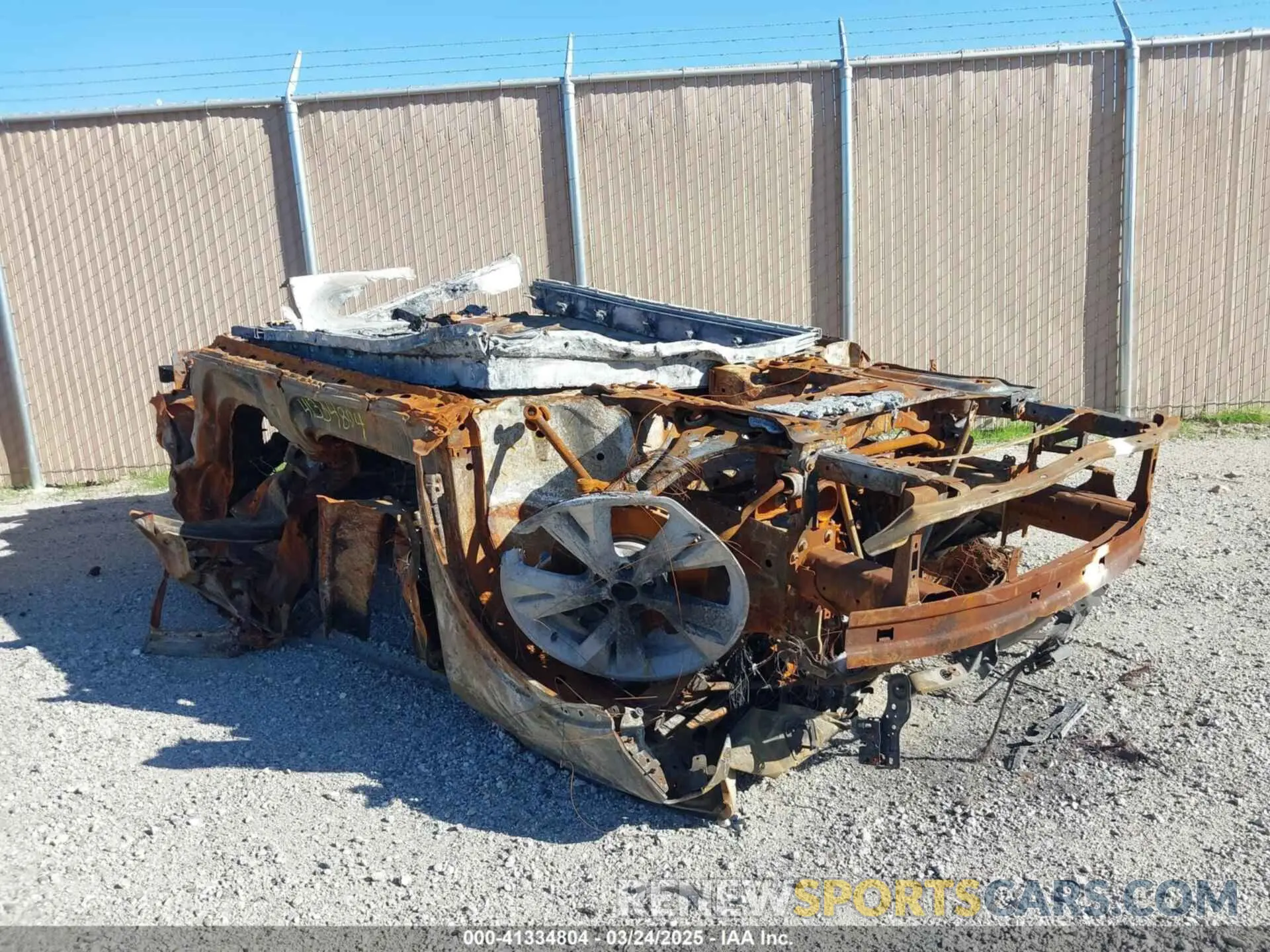 1 Photograph of a damaged car WA1KUBFZ9RP056256 AUDI Q4 E-TRON 2024