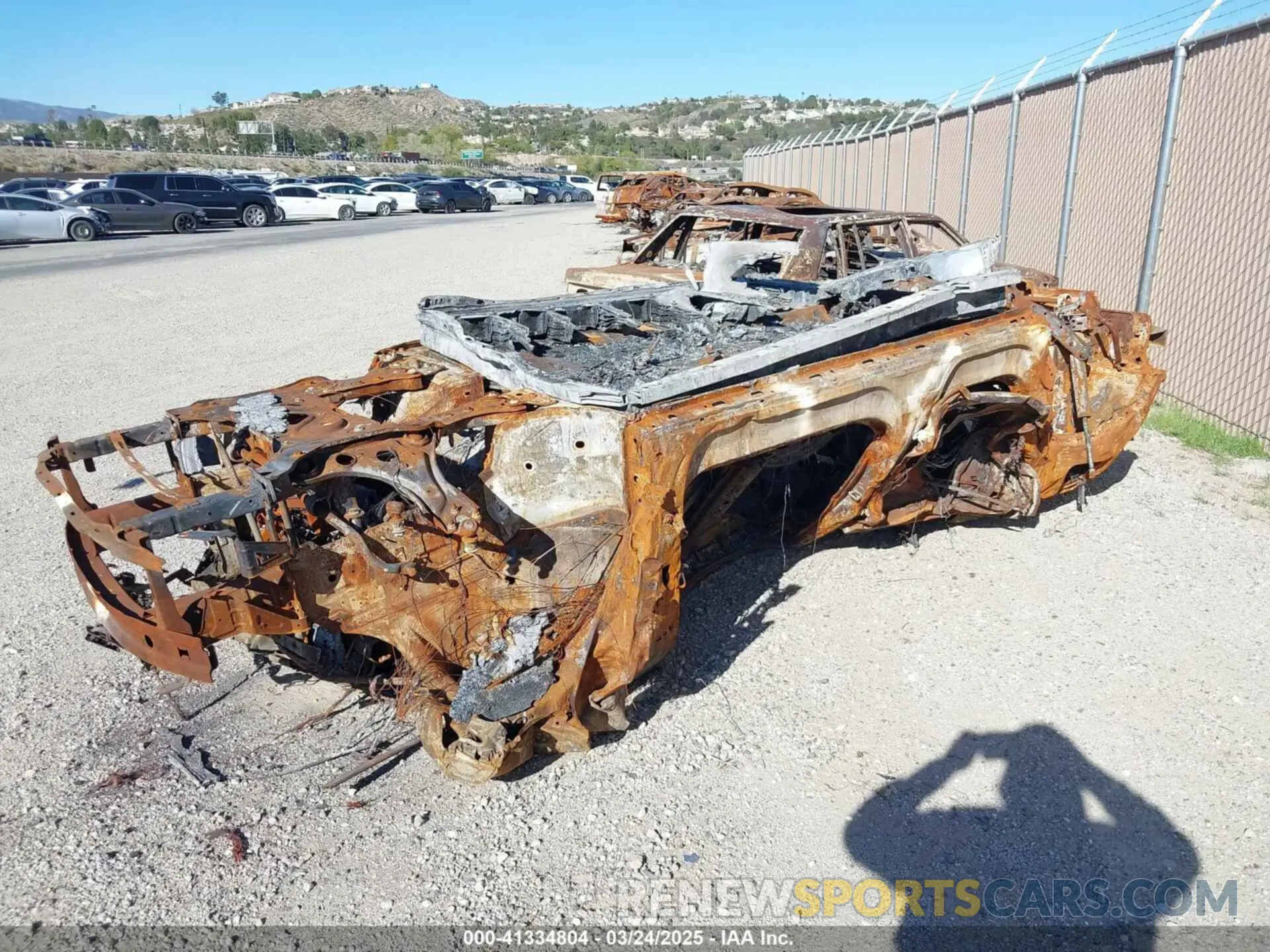 6 Photograph of a damaged car WA1KUBFZ9RP056256 AUDI Q4 E-TRON 2024