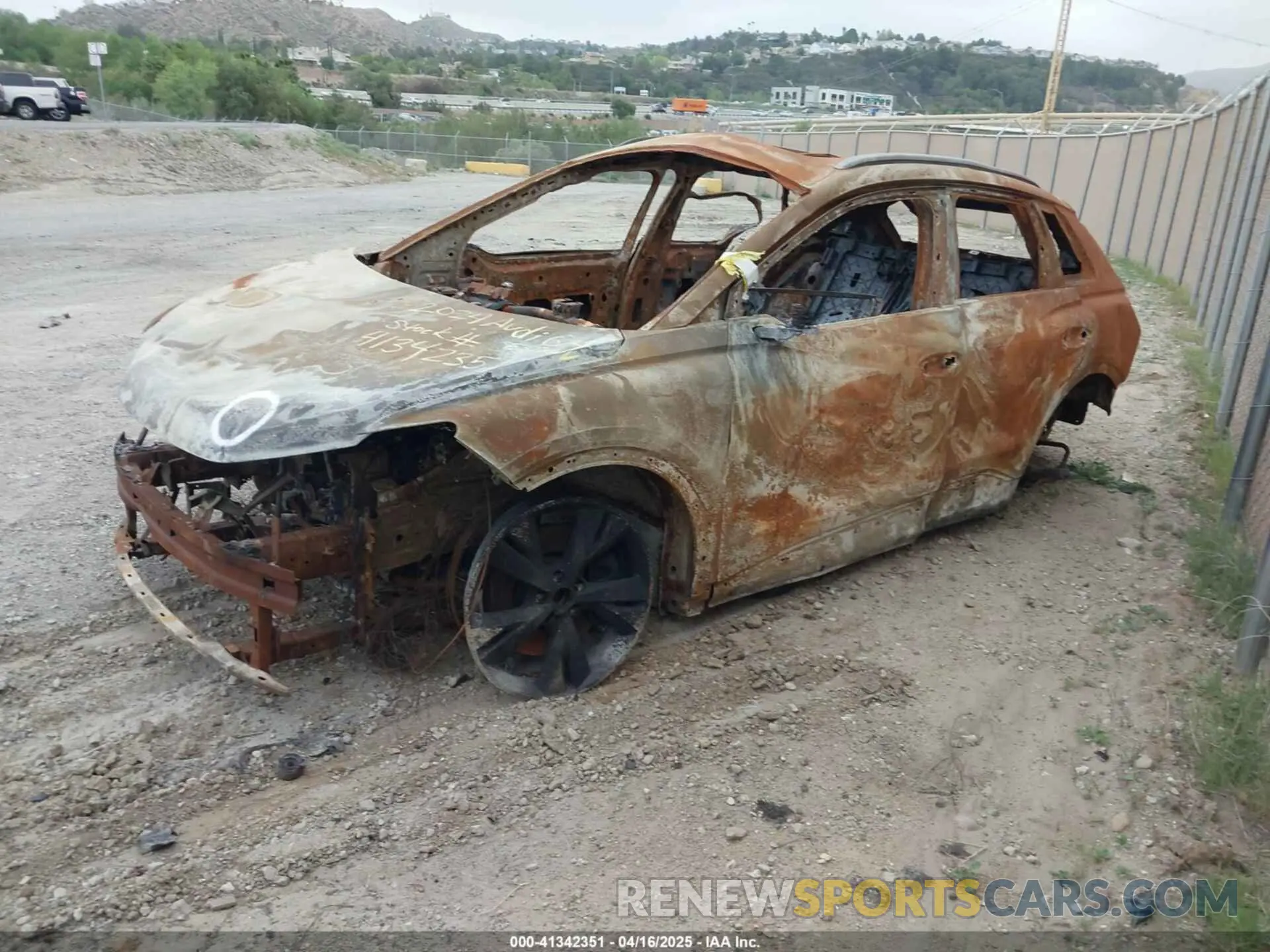 3 Photograph of a damaged car WA1L2BFZ6RP031812 AUDI Q4 E-TRON 2024