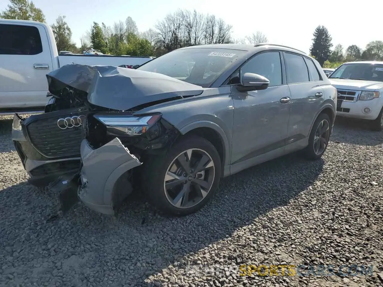 1 Photograph of a damaged car WA1LUBFZ1RP041920 AUDI Q4 E-TRON 2024