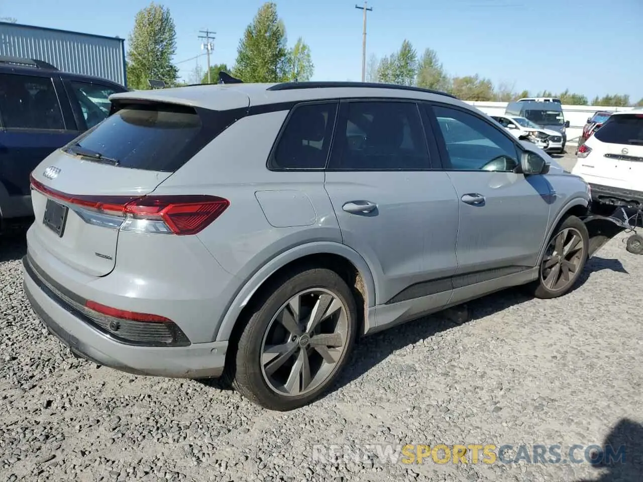 3 Photograph of a damaged car WA1LUBFZ1RP041920 AUDI Q4 E-TRON 2024