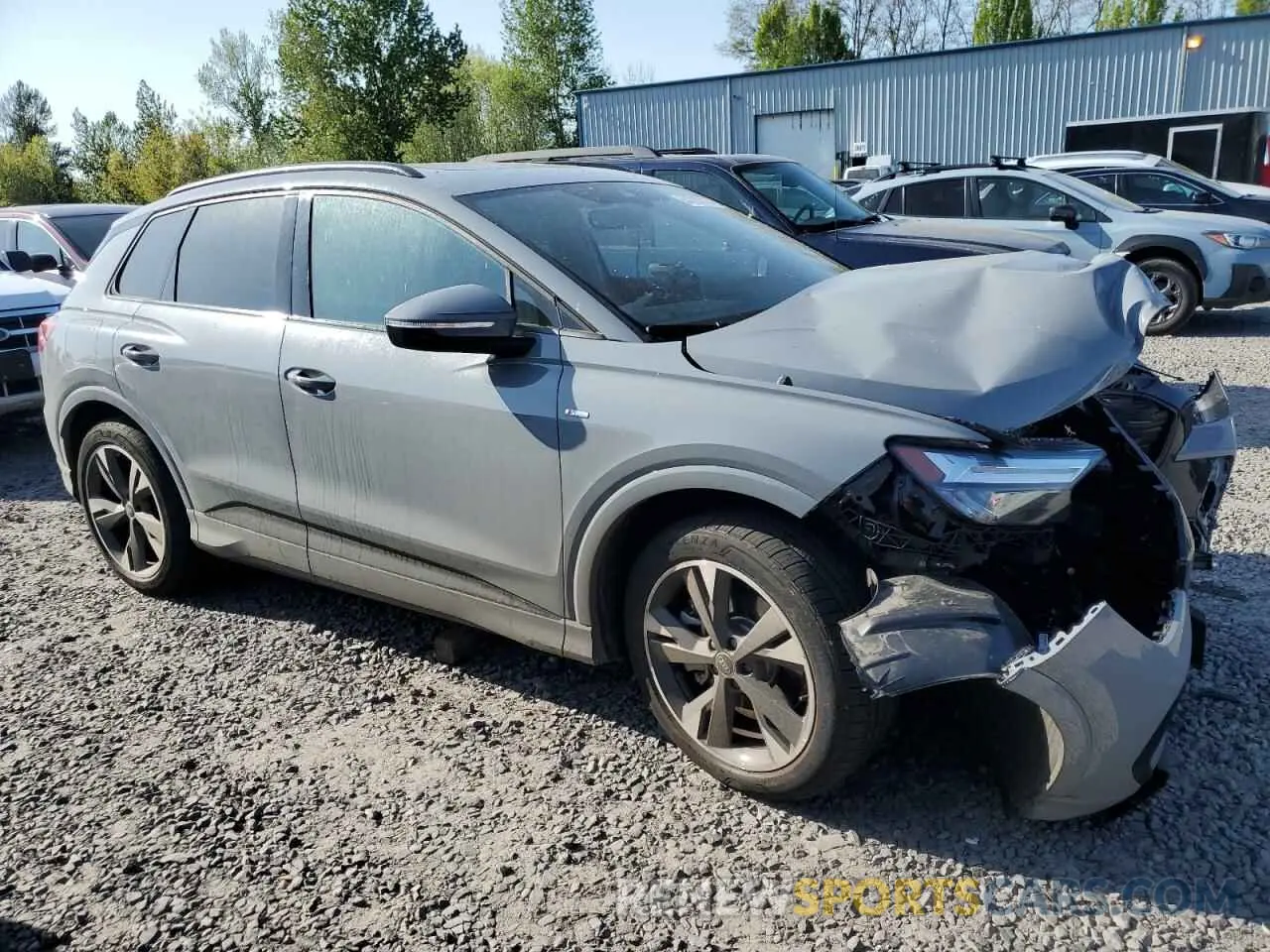 4 Photograph of a damaged car WA1LUBFZ1RP041920 AUDI Q4 E-TRON 2024