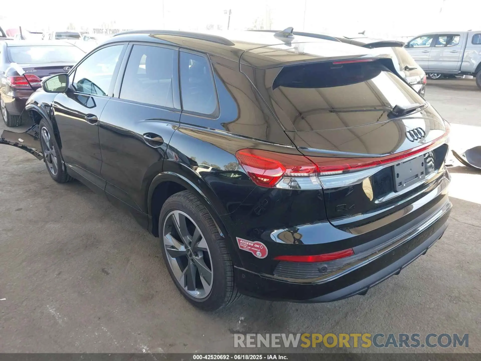 3 Photograph of a damaged car WA1LUBFZXRP049711 AUDI Q4 E-TRON 2024