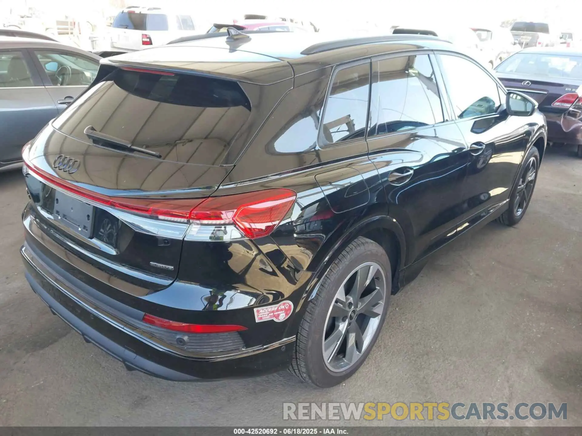 4 Photograph of a damaged car WA1LUBFZXRP049711 AUDI Q4 E-TRON 2024