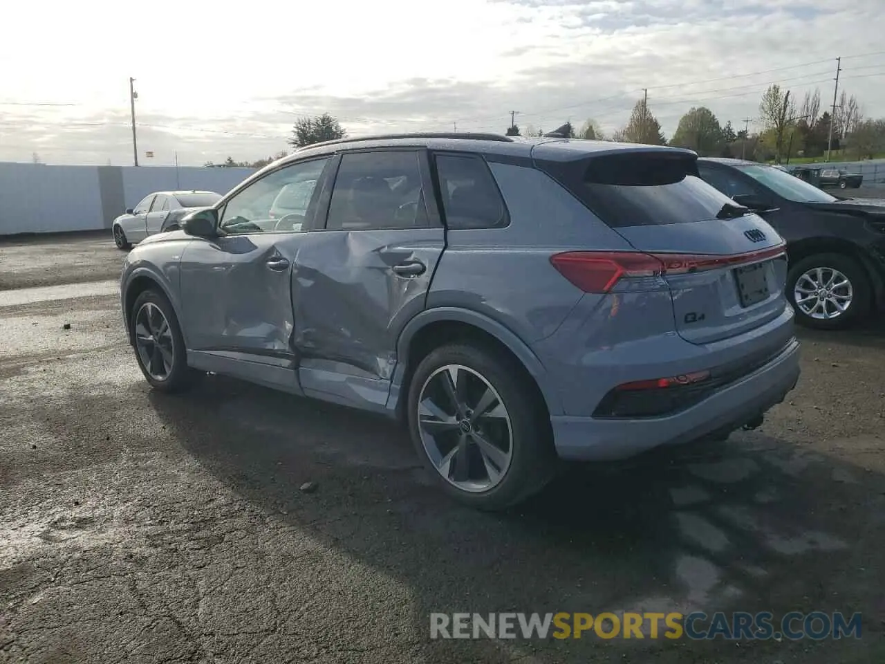 2 Фотография поврежденного автомобиля WA1M2BFZ3RP013370 AUDI Q4 E-TRON 2024
