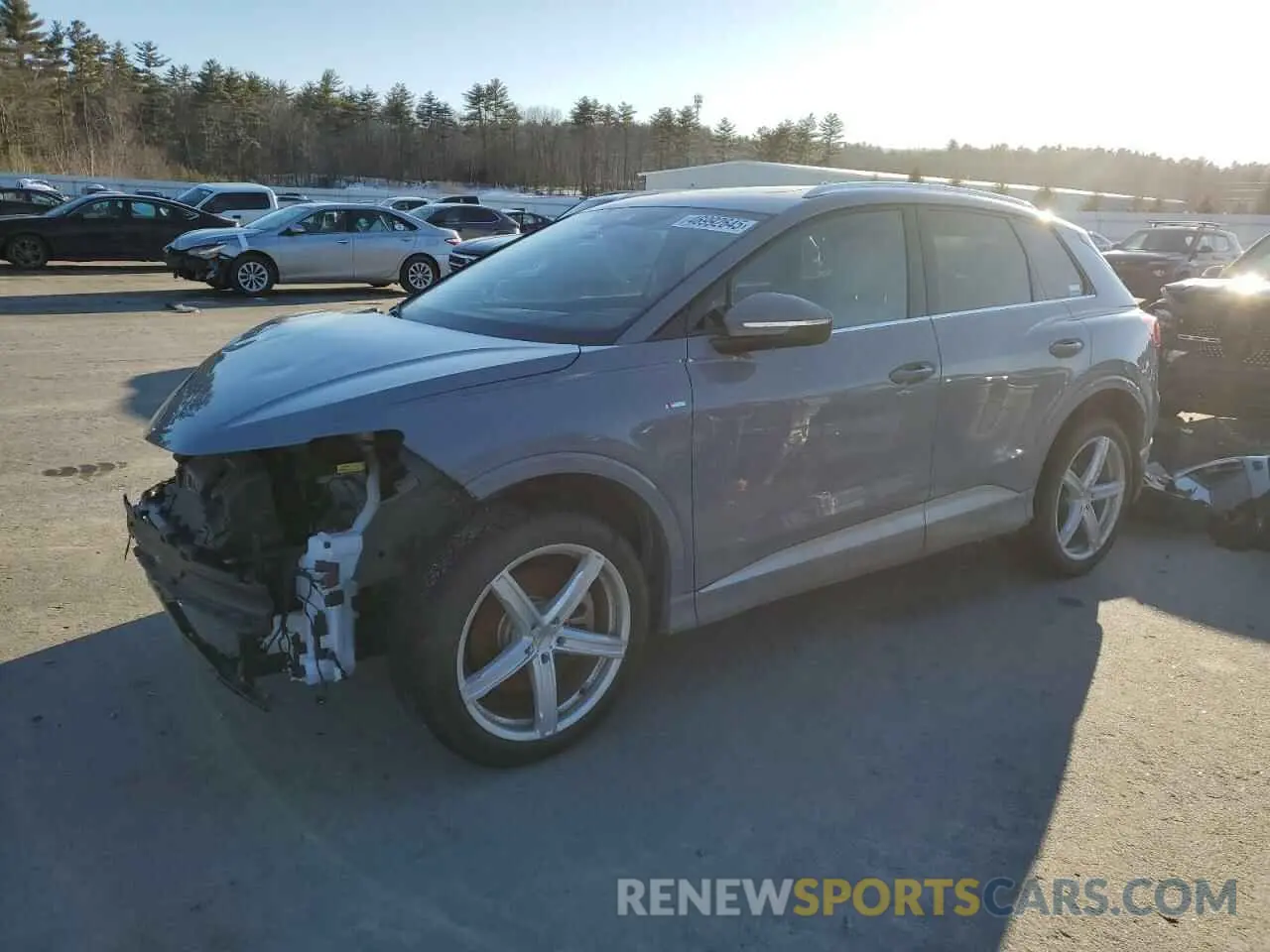 1 Photograph of a damaged car WA1M2BFZ8RP002896 AUDI Q4 E-TRON 2024