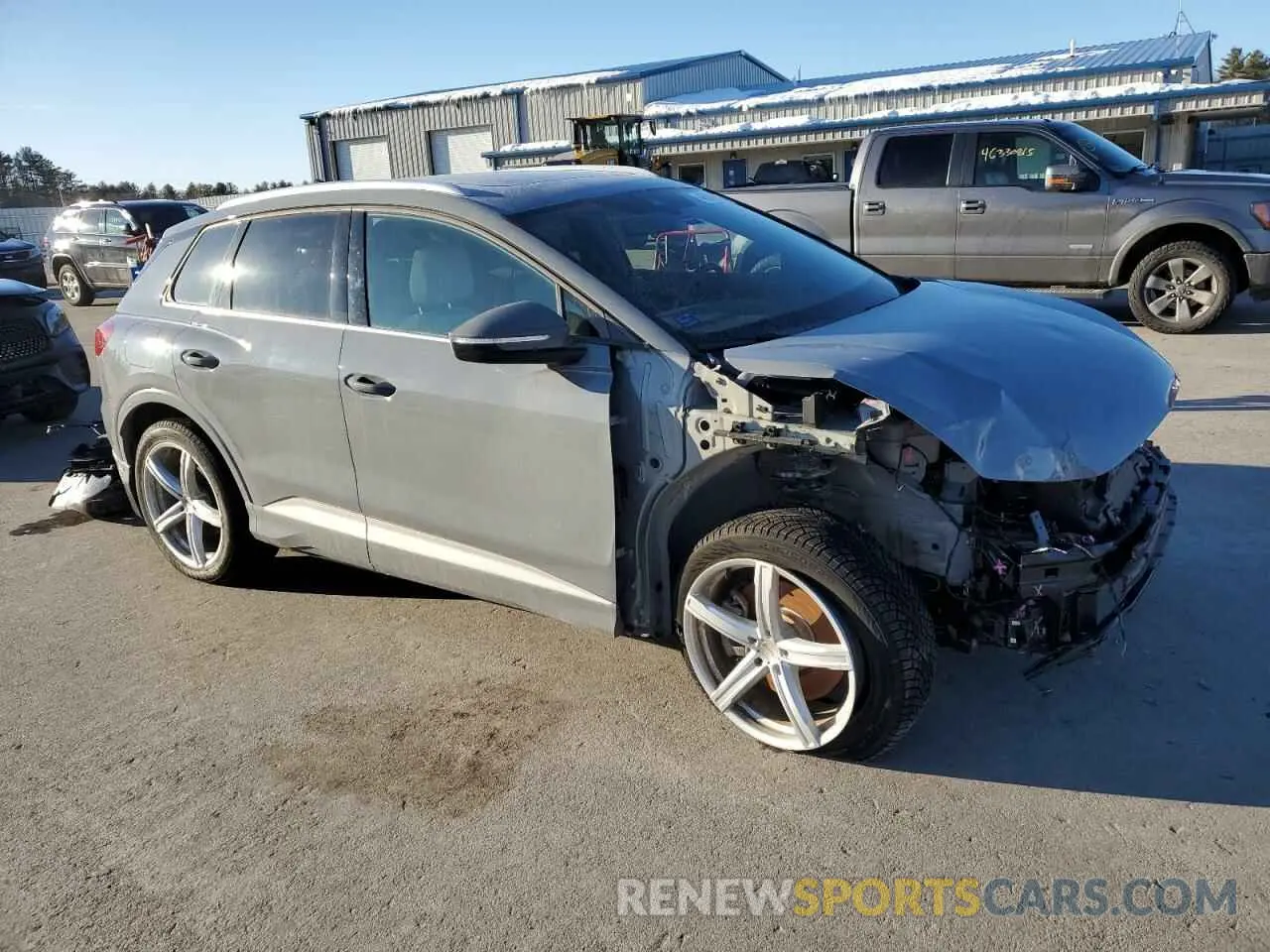 4 Photograph of a damaged car WA1M2BFZ8RP002896 AUDI Q4 E-TRON 2024